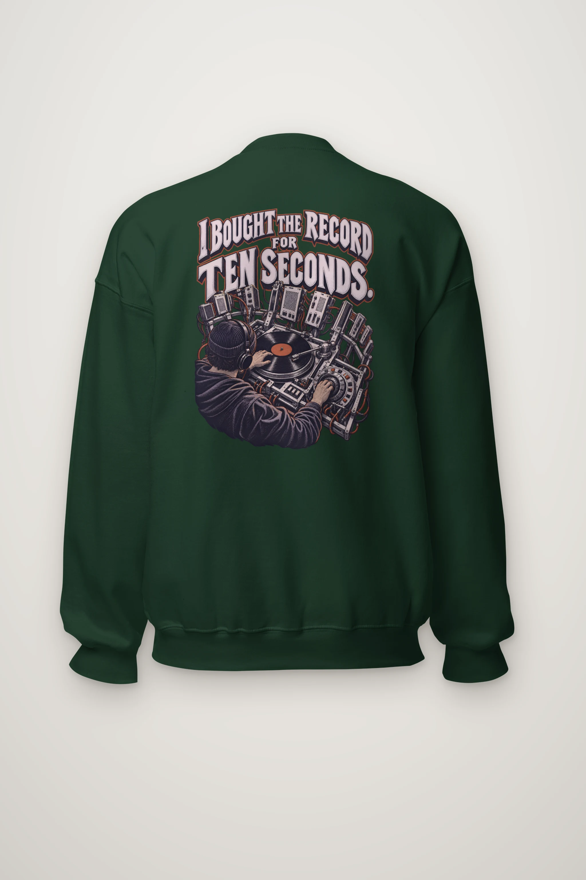 "I Bought The Record For Ten Seconds" Heavy Blend Unisex Crewneck Sweatshirt