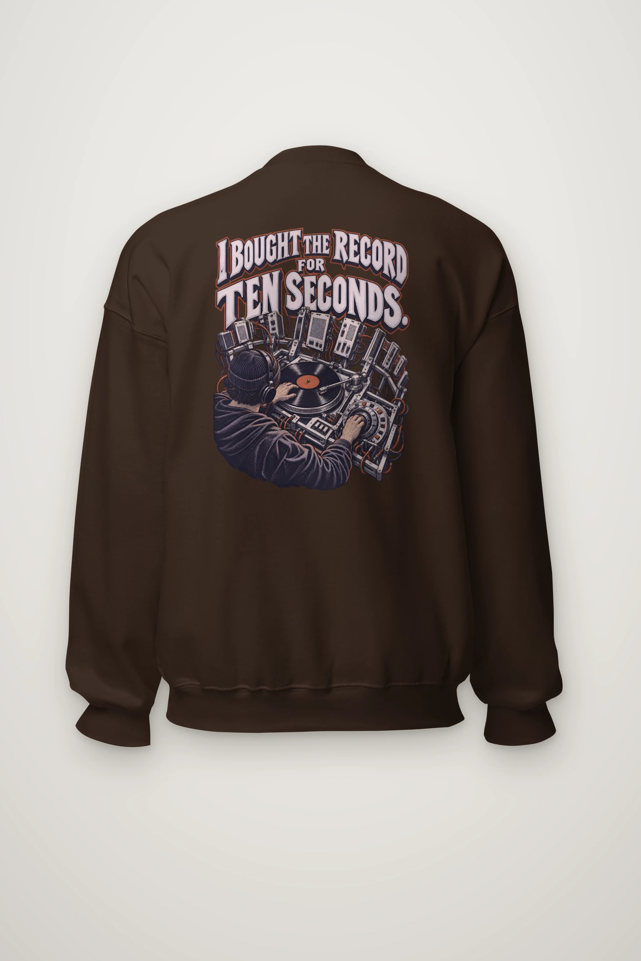 "I Bought The Record For Ten Seconds" Heavy Blend Unisex Crewneck Sweatshirt