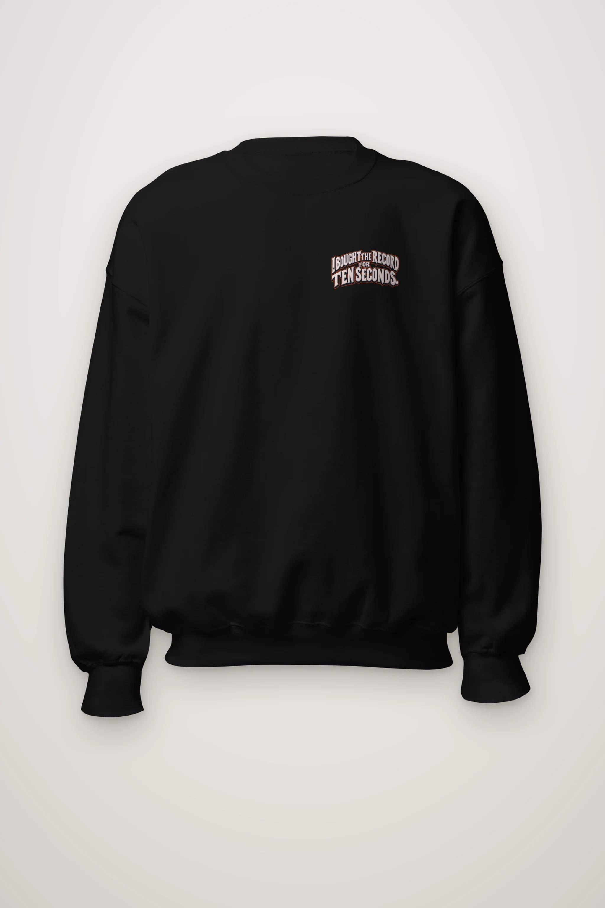 "I Bought The Record For Ten Seconds" Heavy Blend Unisex Crewneck Sweatshirt