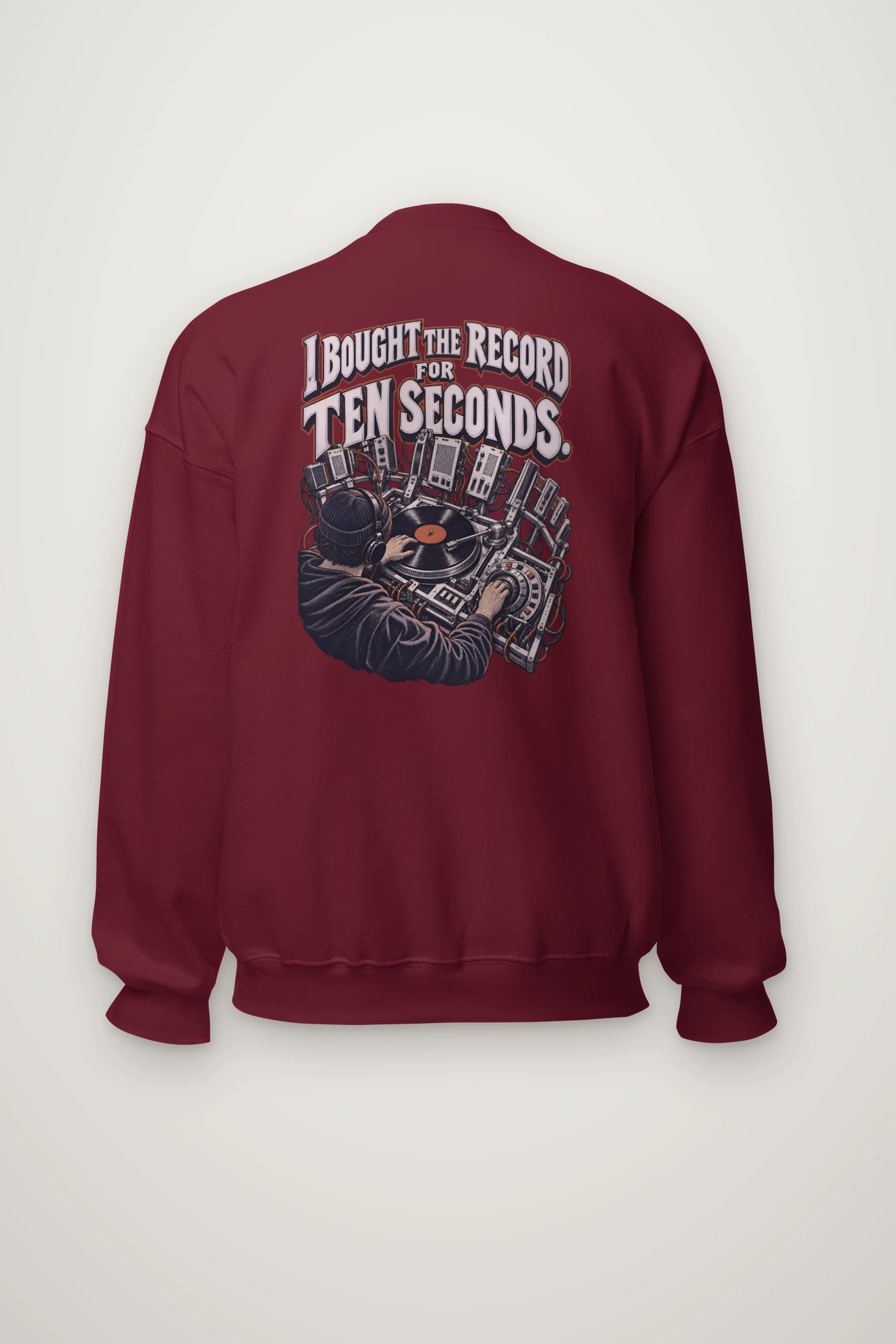 "I Bought The Record For Ten Seconds" Heavy Blend Unisex Crewneck Sweatshirt