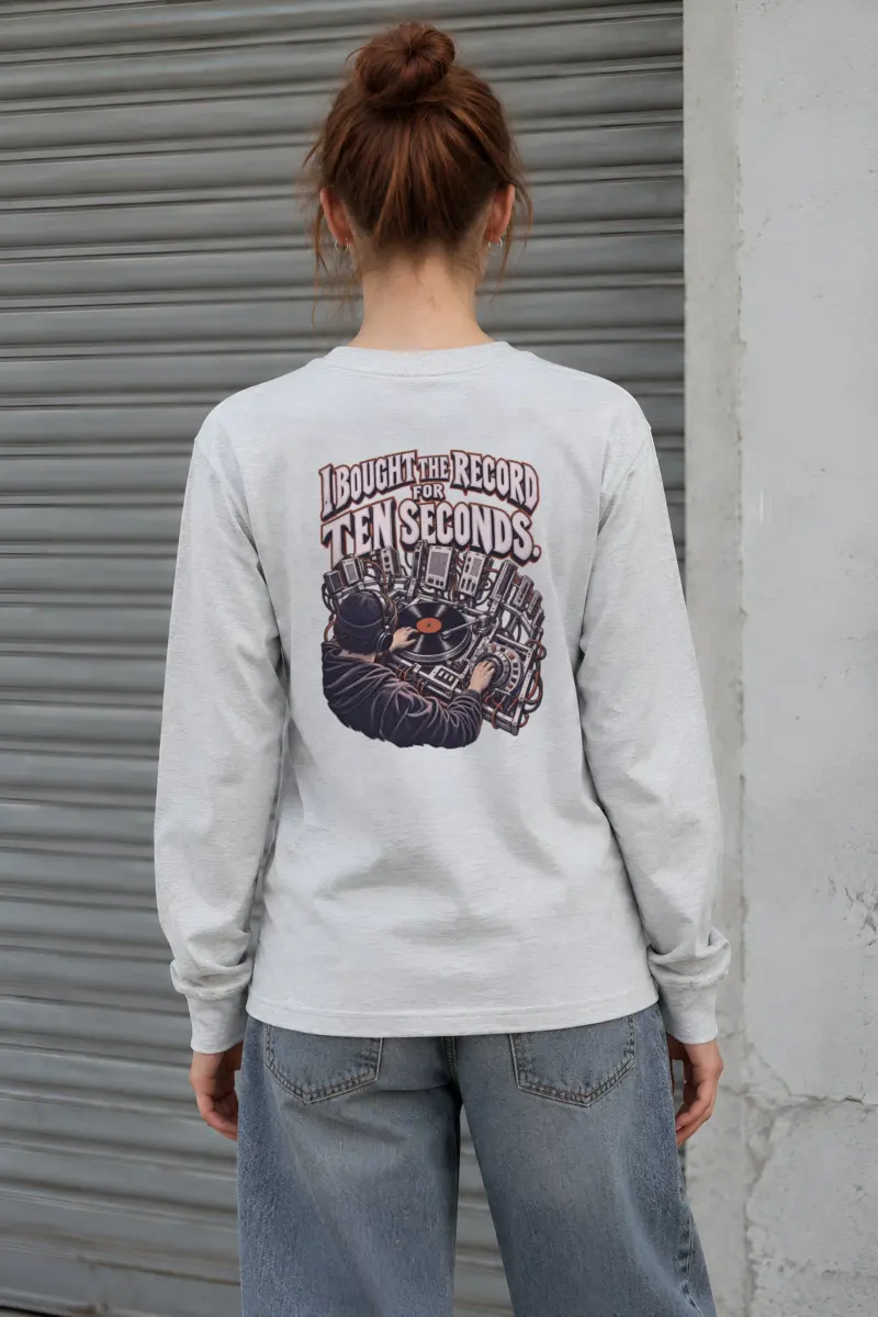 “I Bought The Record For Ten Seconds” Unisex Longsleeve T-shirt