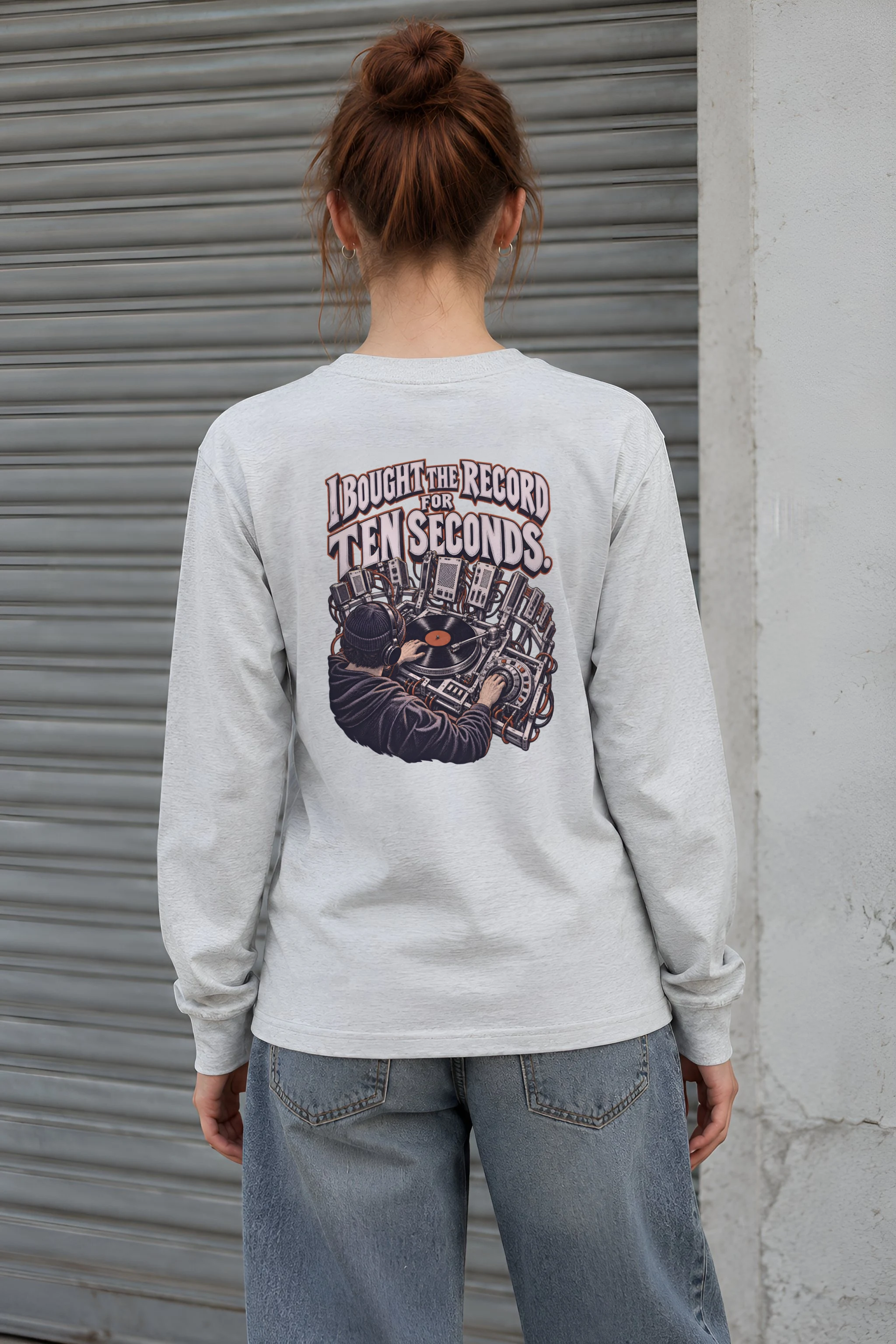 "I Bought The Record For Ten Seconds" Unisex Longsleeve T-shirt