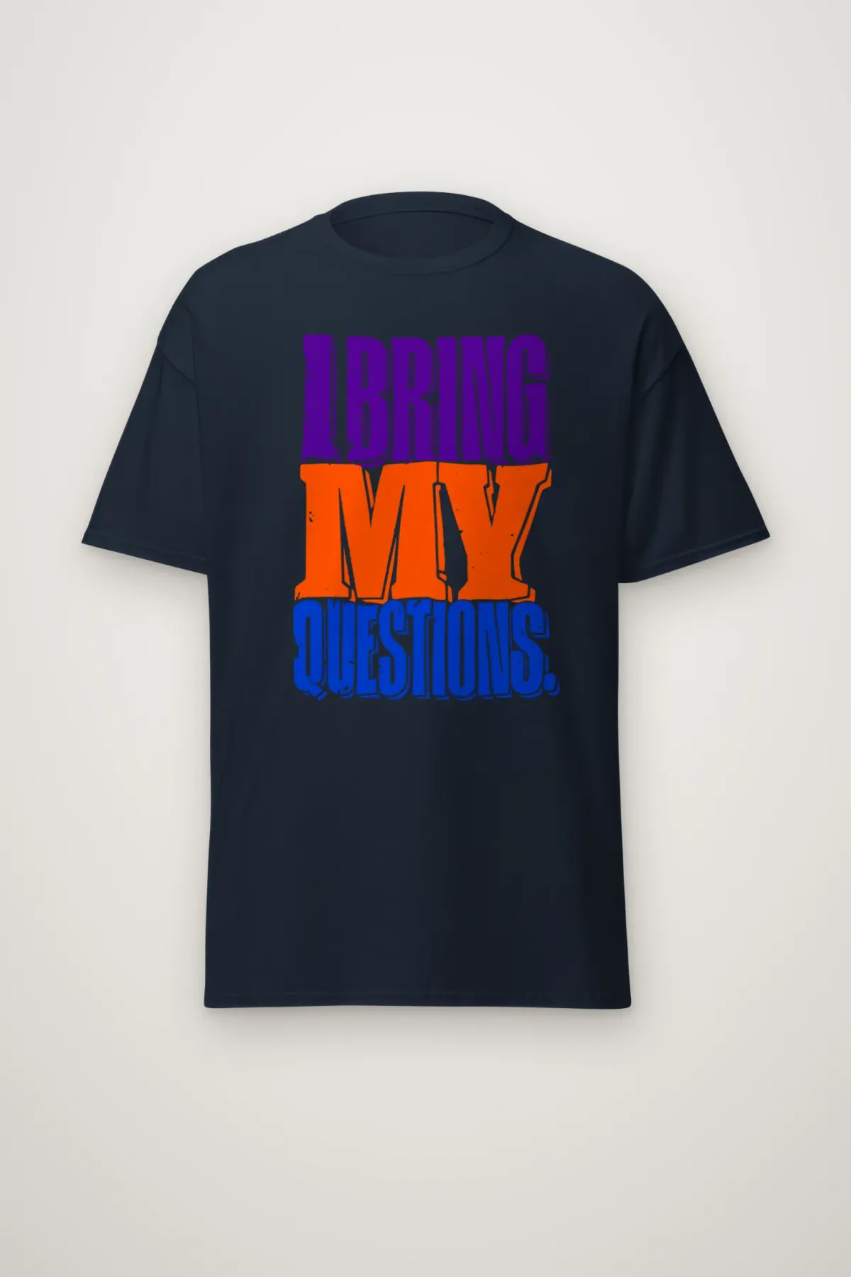 "I Bring My Questions" Heavyweight Unisex Crewneck T-shirt