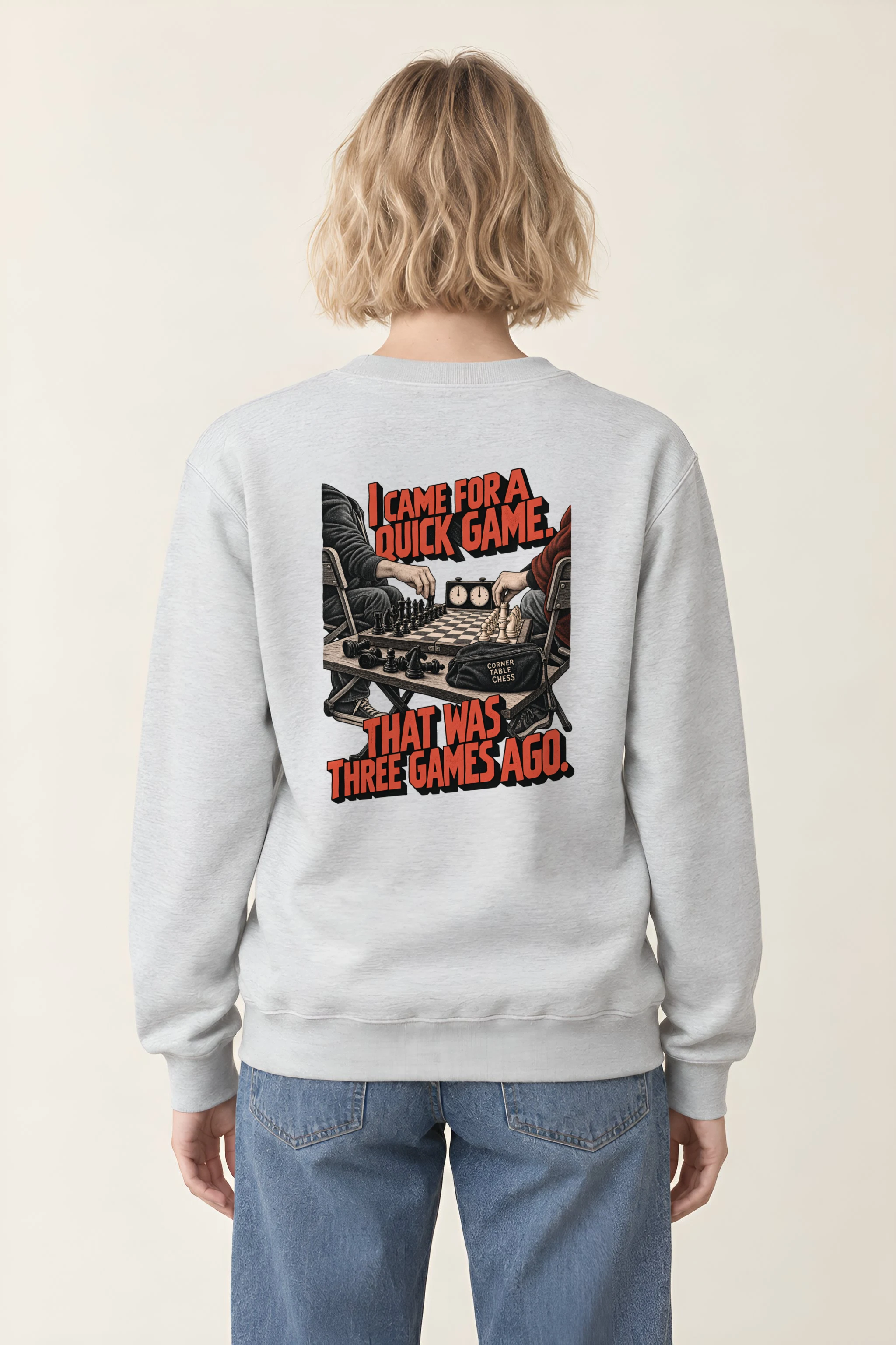 "I Came for a Quick Game" Heavy Blend Unisex Crewneck Sweatshirt