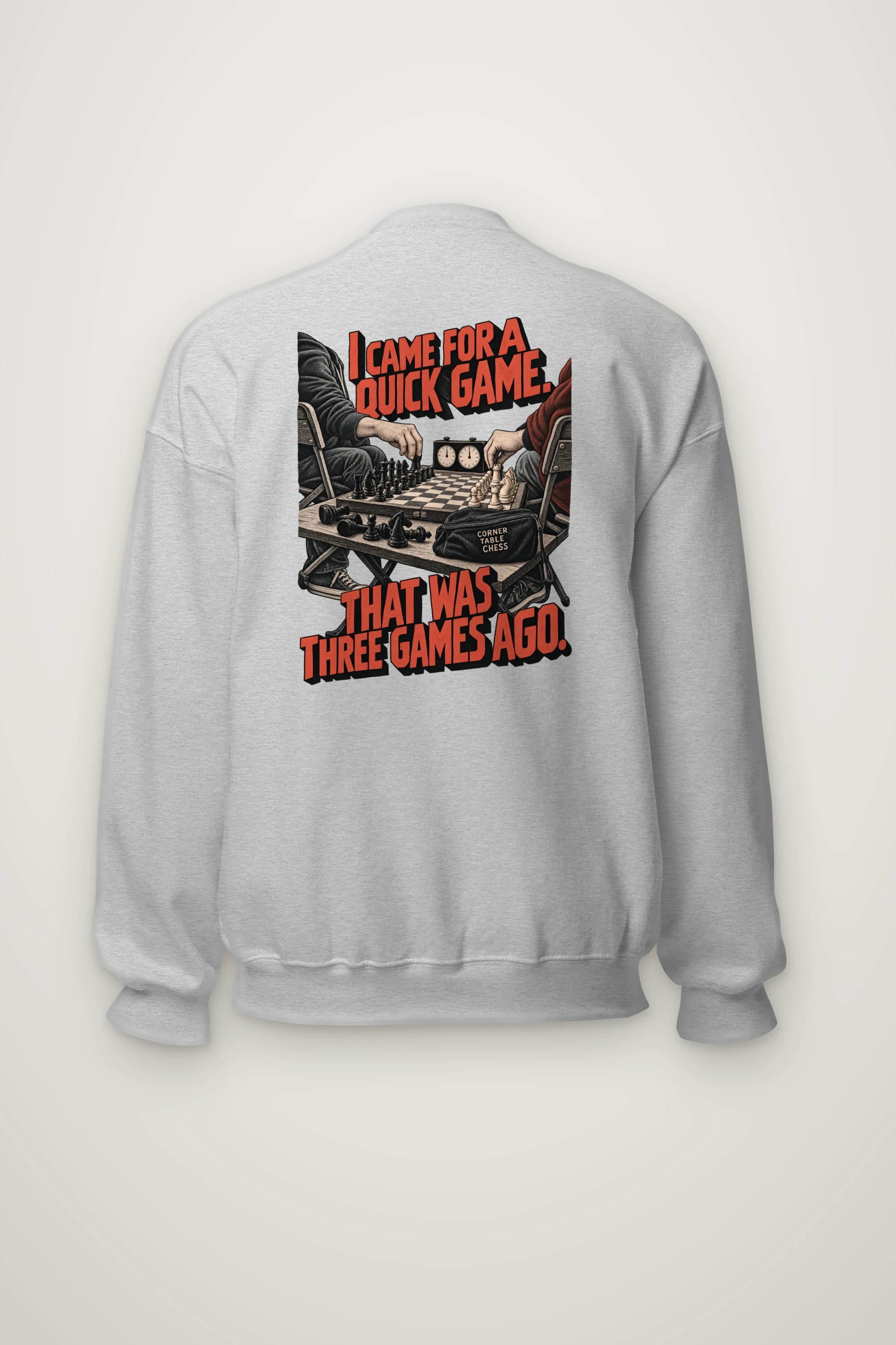 "I Came for a Quick Game" Heavy Blend Unisex Crewneck Sweatshirt
