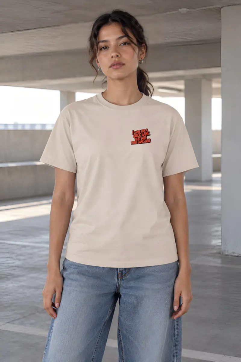 "I Came for a Quick Game" Heavyweight Unisex Crewneck T-shirt
