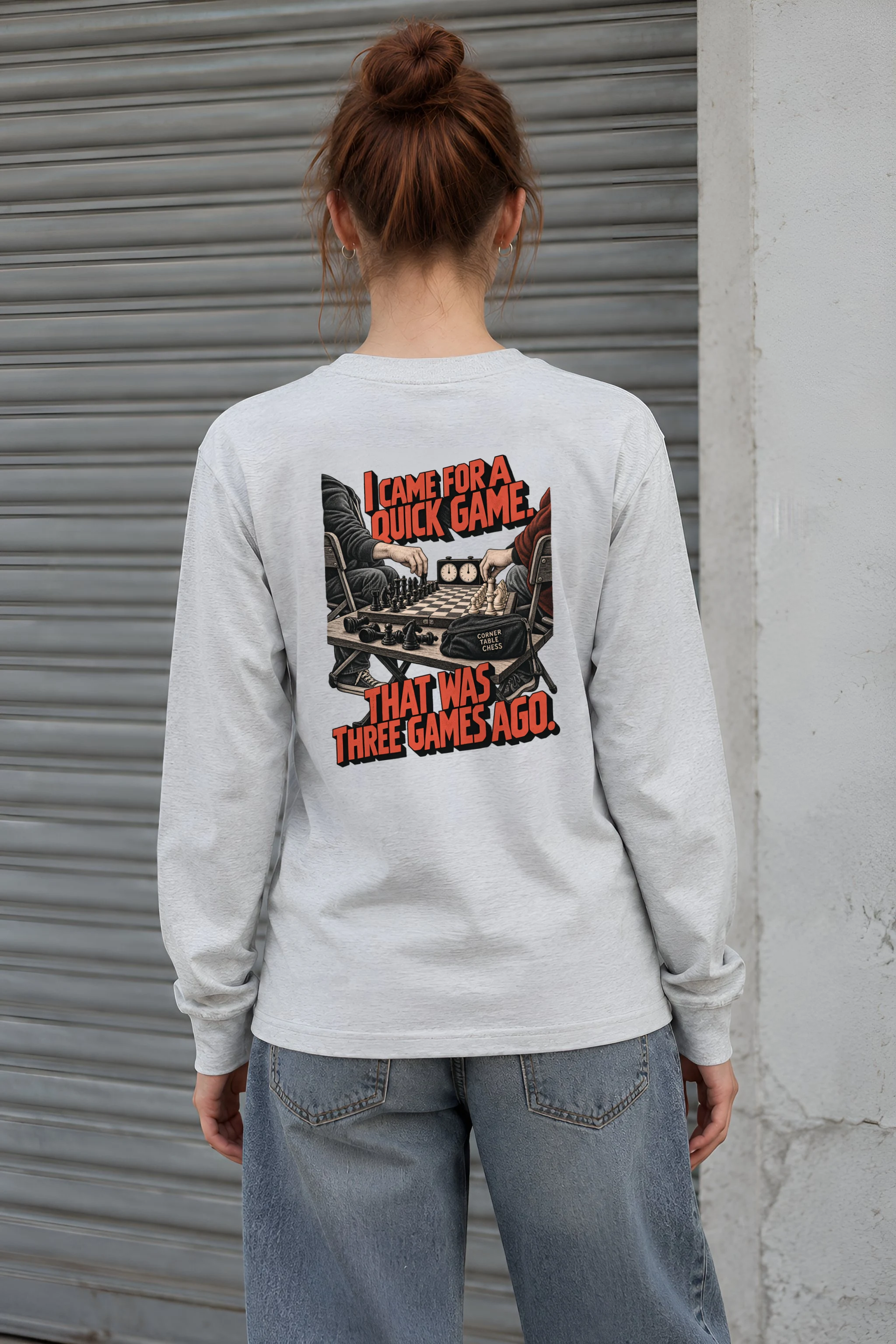 "I Came for a Quick Game" Unisex Longsleeve T-shirt