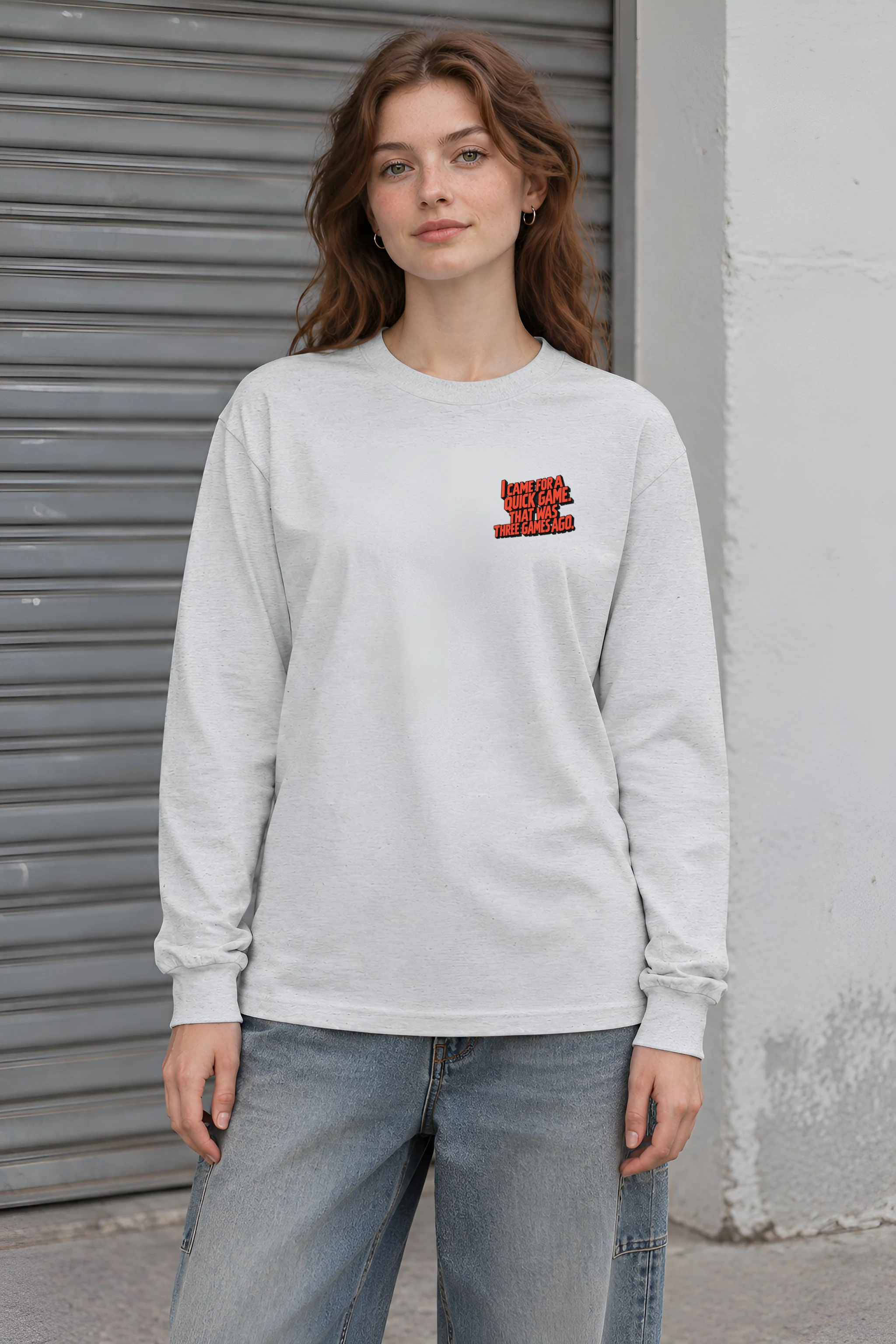 "I Came for a Quick Game" Unisex Longsleeve T-shirt