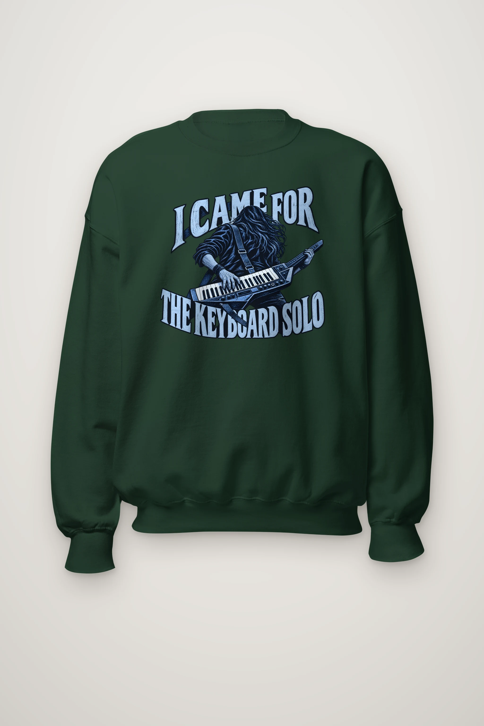 "I Came for the Keyboard Solo" Heavy Blend Unisex Crewneck Sweatshirt
