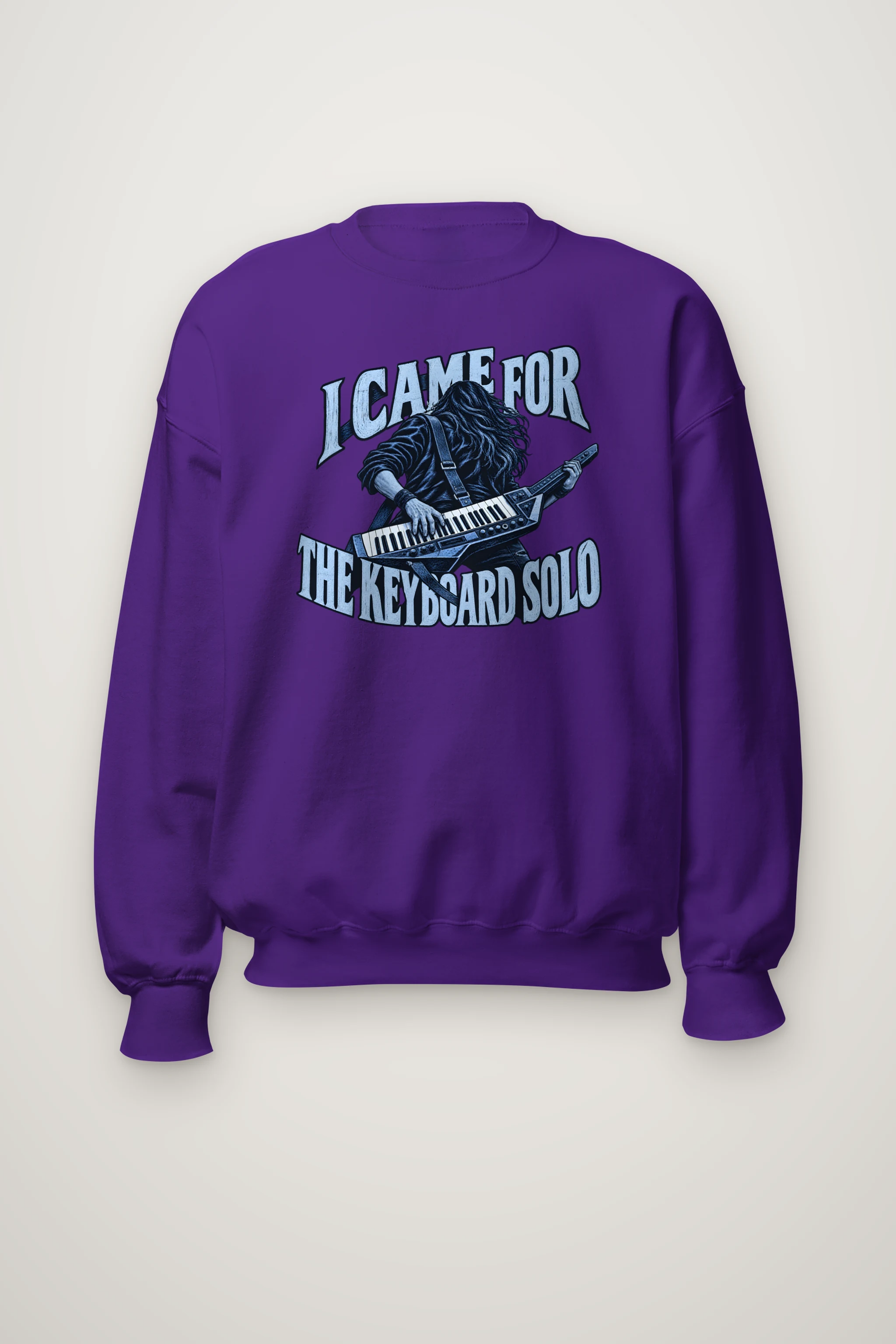 "I Came for the Keyboard Solo" Heavy Blend Unisex Crewneck Sweatshirt