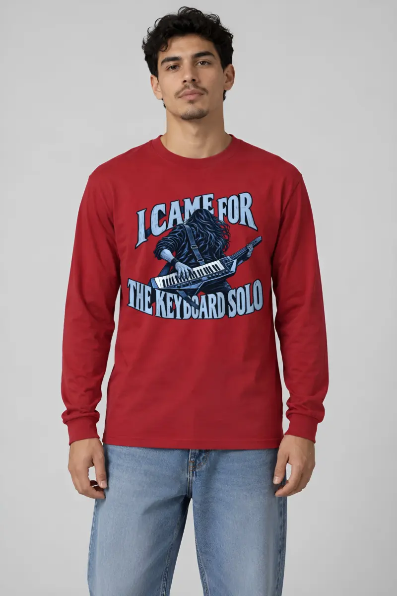 “I Came for the Keyboard Solo” Unisex Longsleeve T-shirt