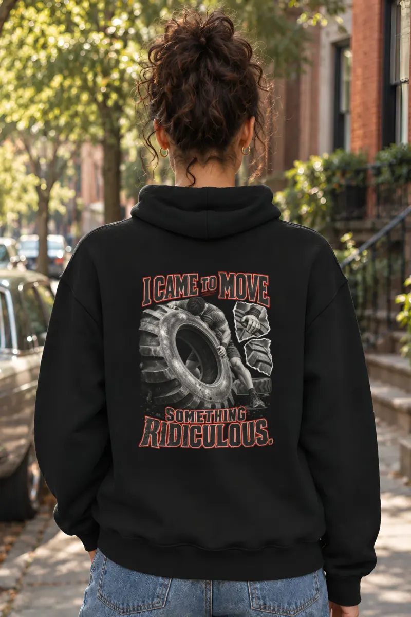 "I Came to Move Something Ridiculous" Heavy Blend Unisex Pullover Hoodie
