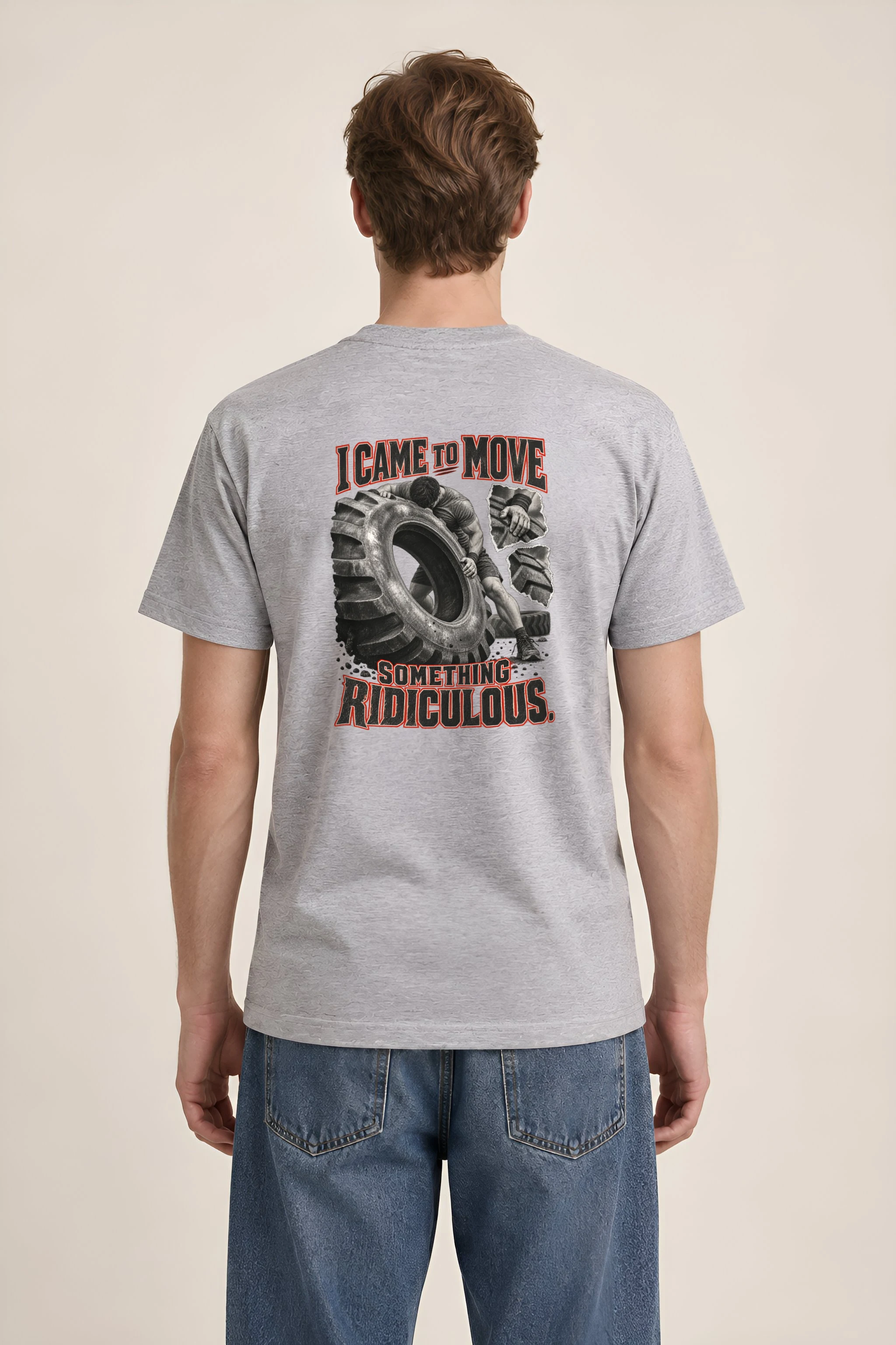 "I Came To Move Something Ridiculous" Heavyweight Unisex Crewneck T-shirt