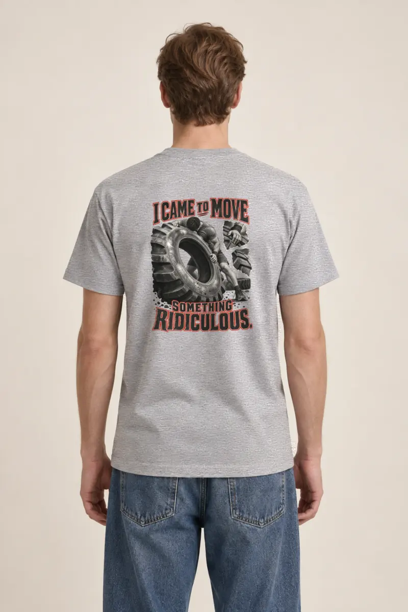 "I Came To Move Something Ridiculous" Heavyweight Unisex Crewneck T-shirt