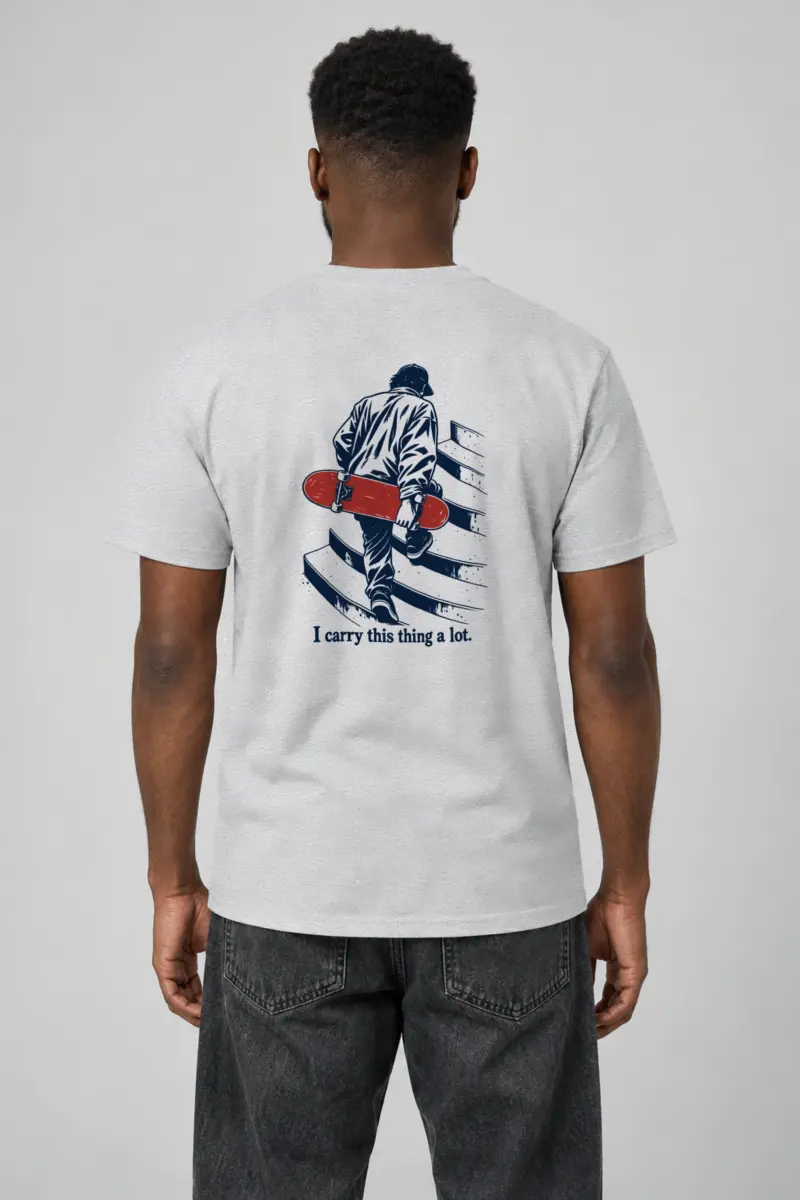 "I Carry This Thing A Lot" Heavyweight Unisex Crewneck T-shirt