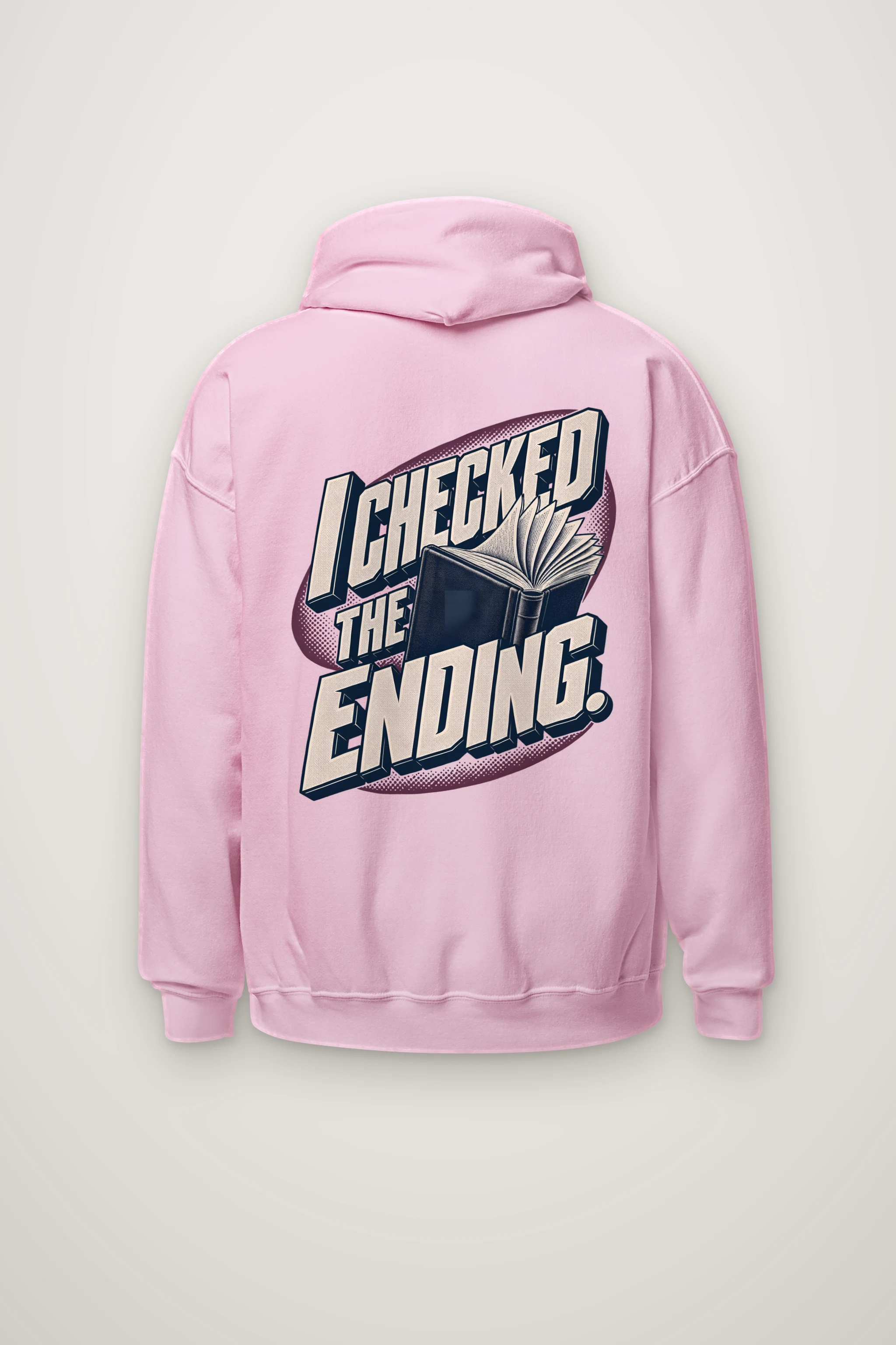 "I Checked The Ending" Heavy Blend Unisex Pullover Hoodie