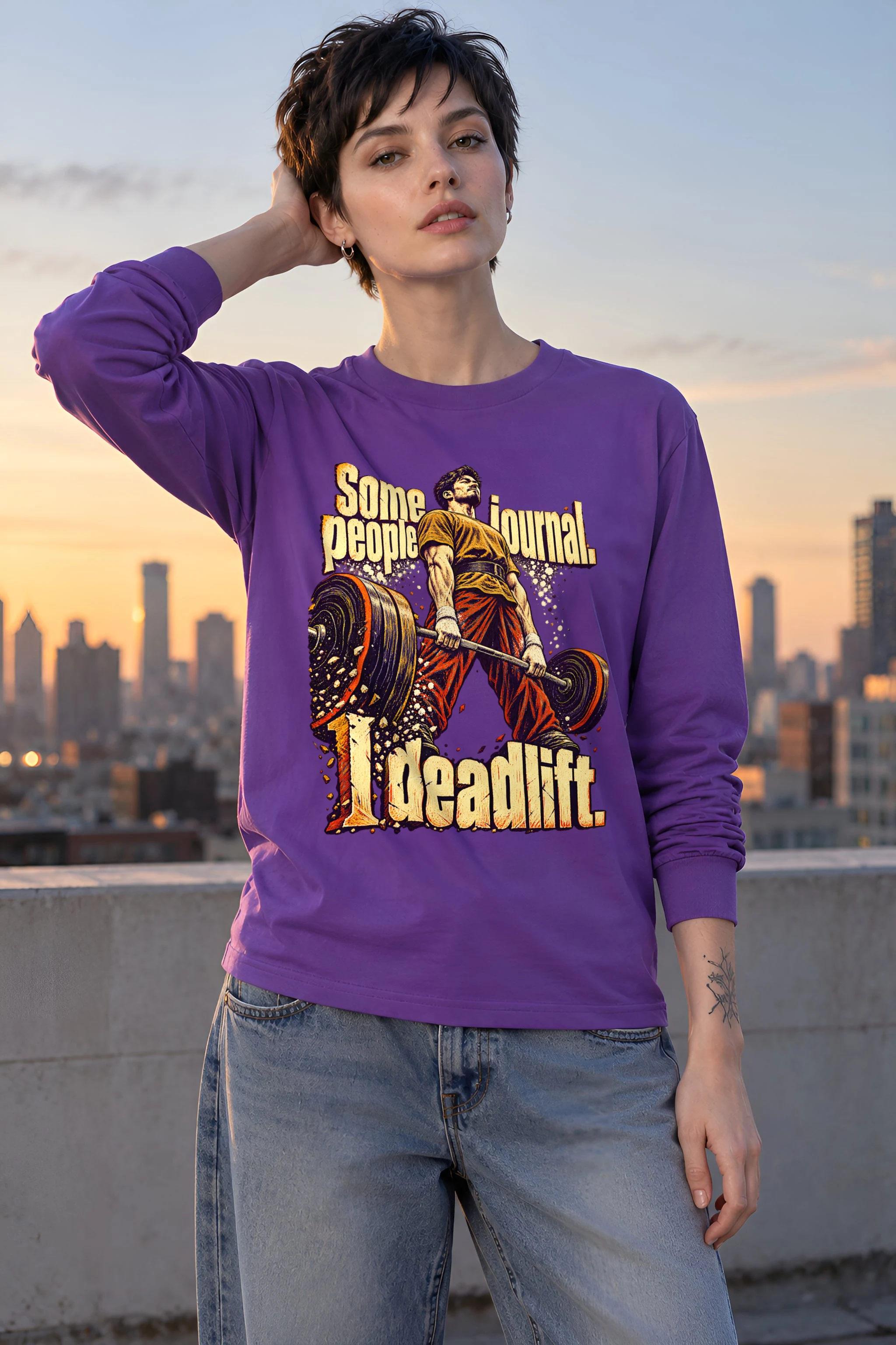 "I Deadlift" Unisex Longsleeve T-shirt
