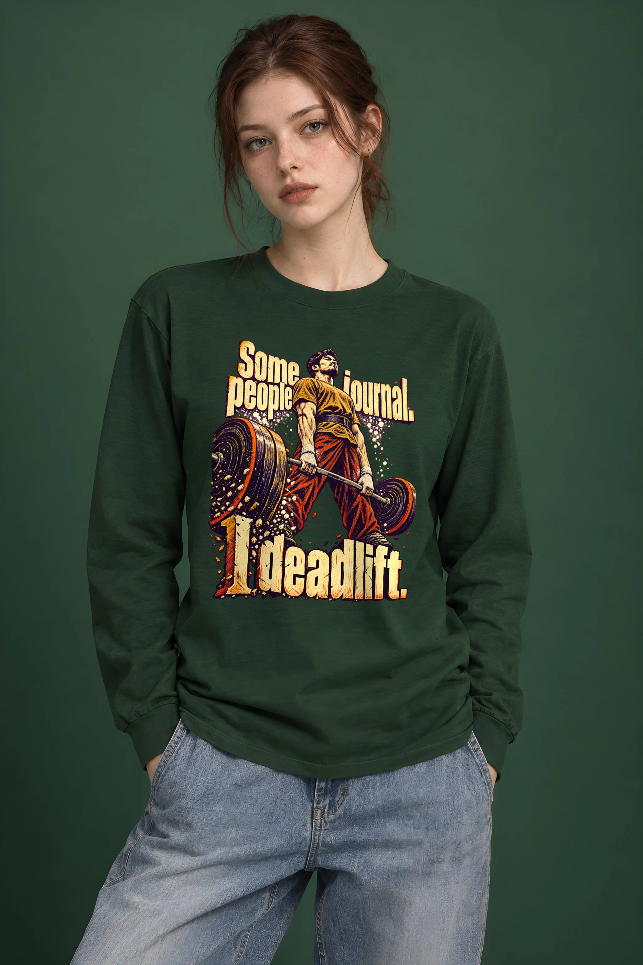 "I Deadlift" Unisex Longsleeve T-shirt