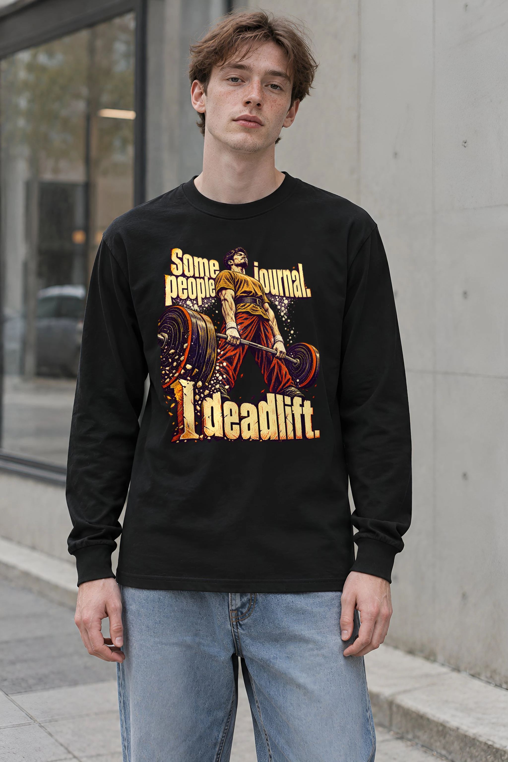 "I Deadlift" Unisex Longsleeve T-shirt