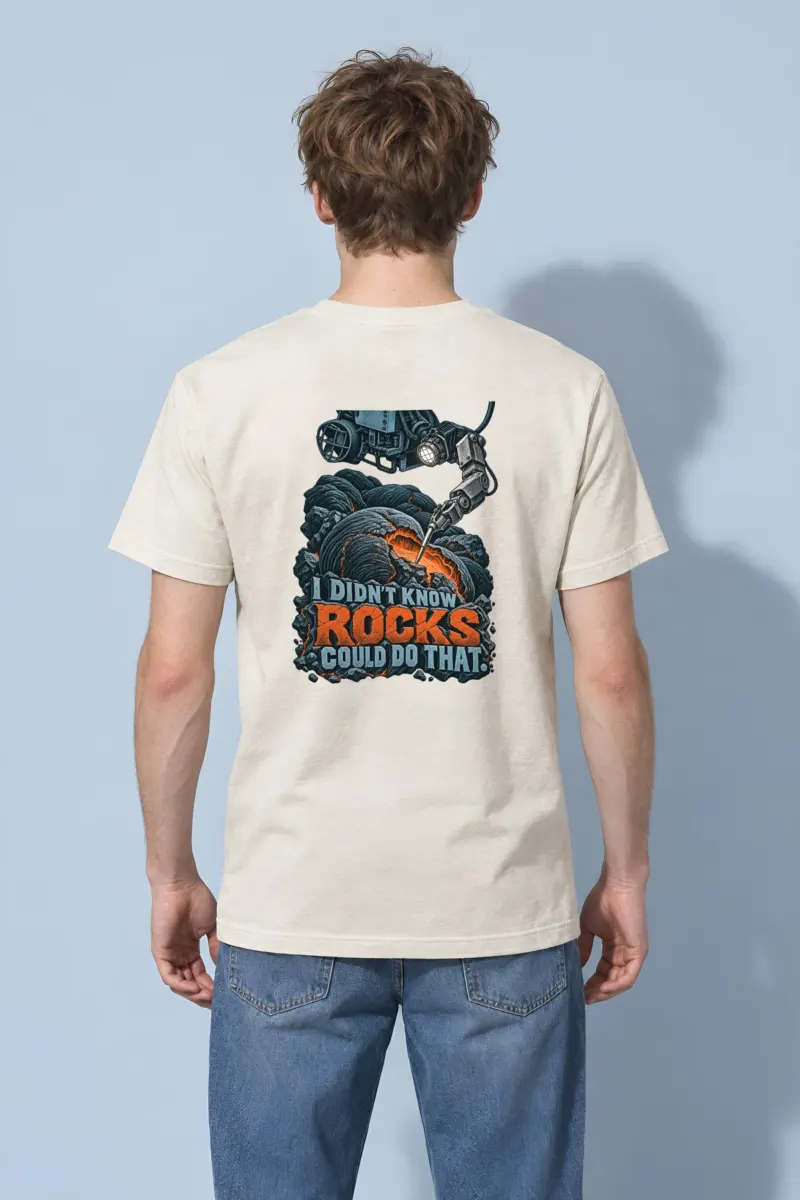“I Didn’t Know Rocks Could Do That” Heavyweight Unisex Crewneck T-shirt