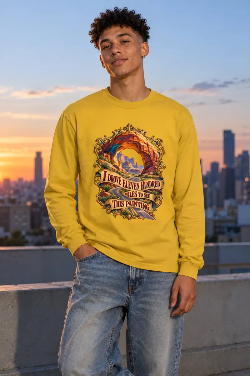 “I Drove Eleven Hundred Miles” Unisex Longsleeve T-shirt