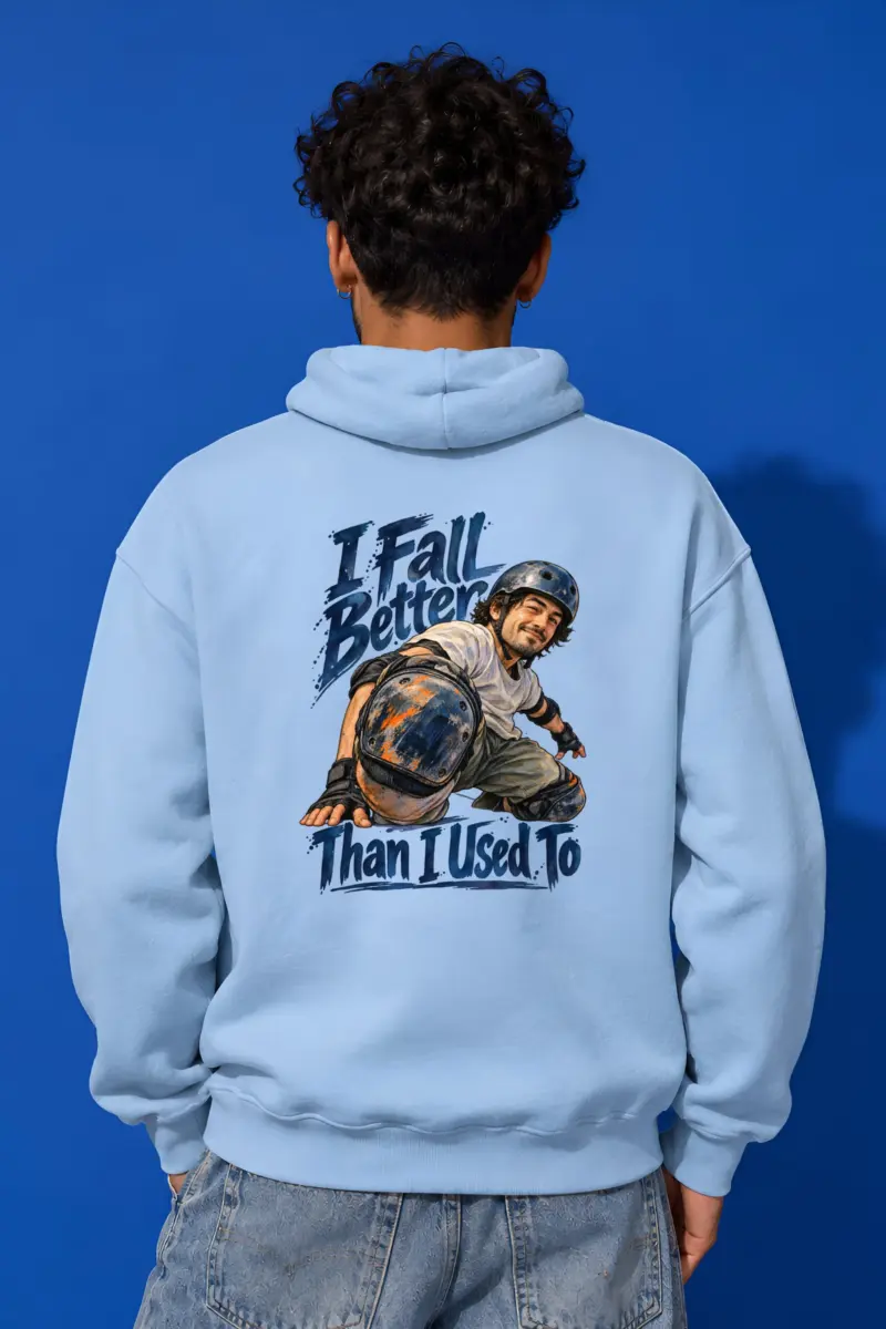 “I Fall Better Than I Used To” Heavy Blend Unisex Pullover Hoodie