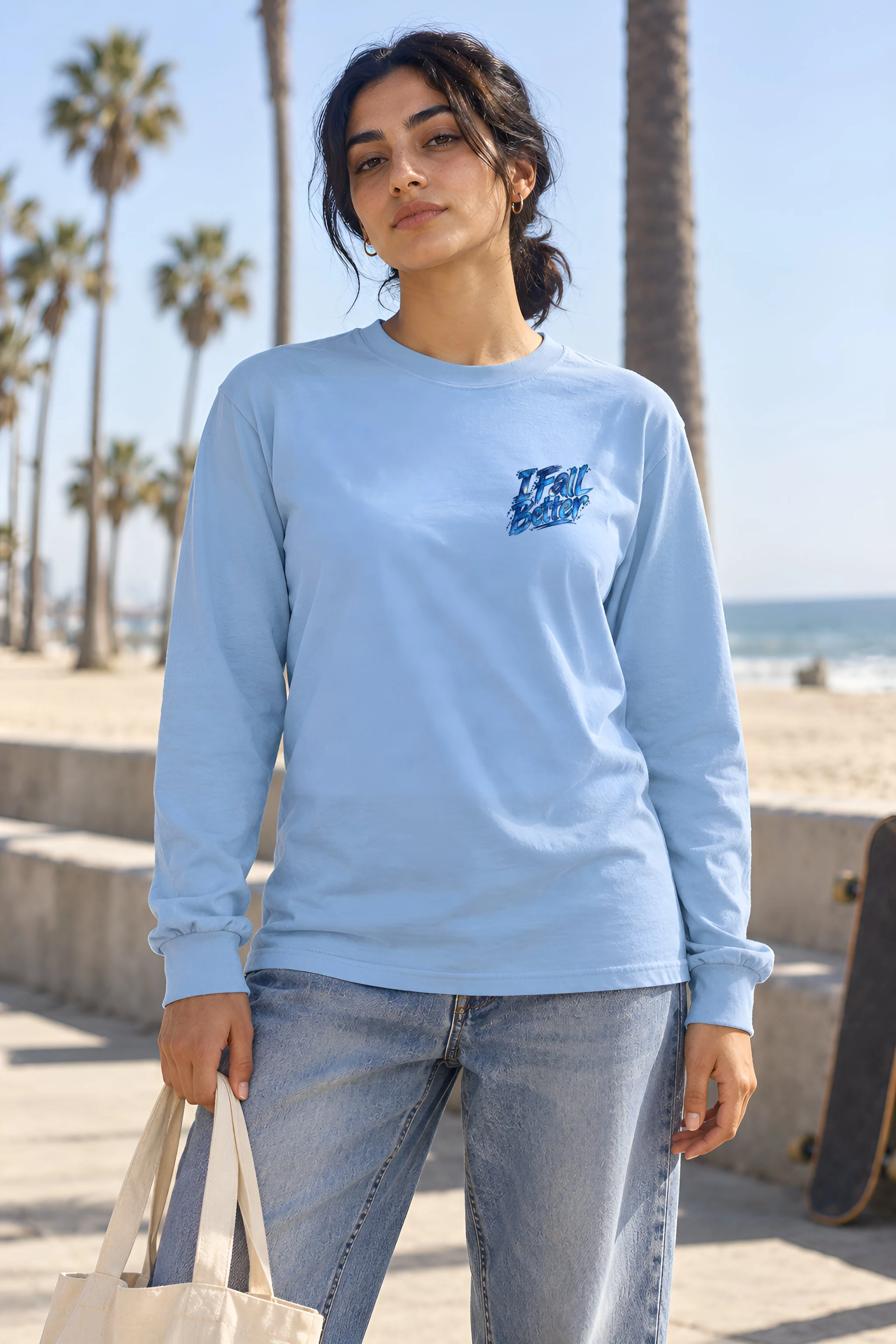 "I Fall Better Than I Used To" Unisex Longsleeve T-shirt