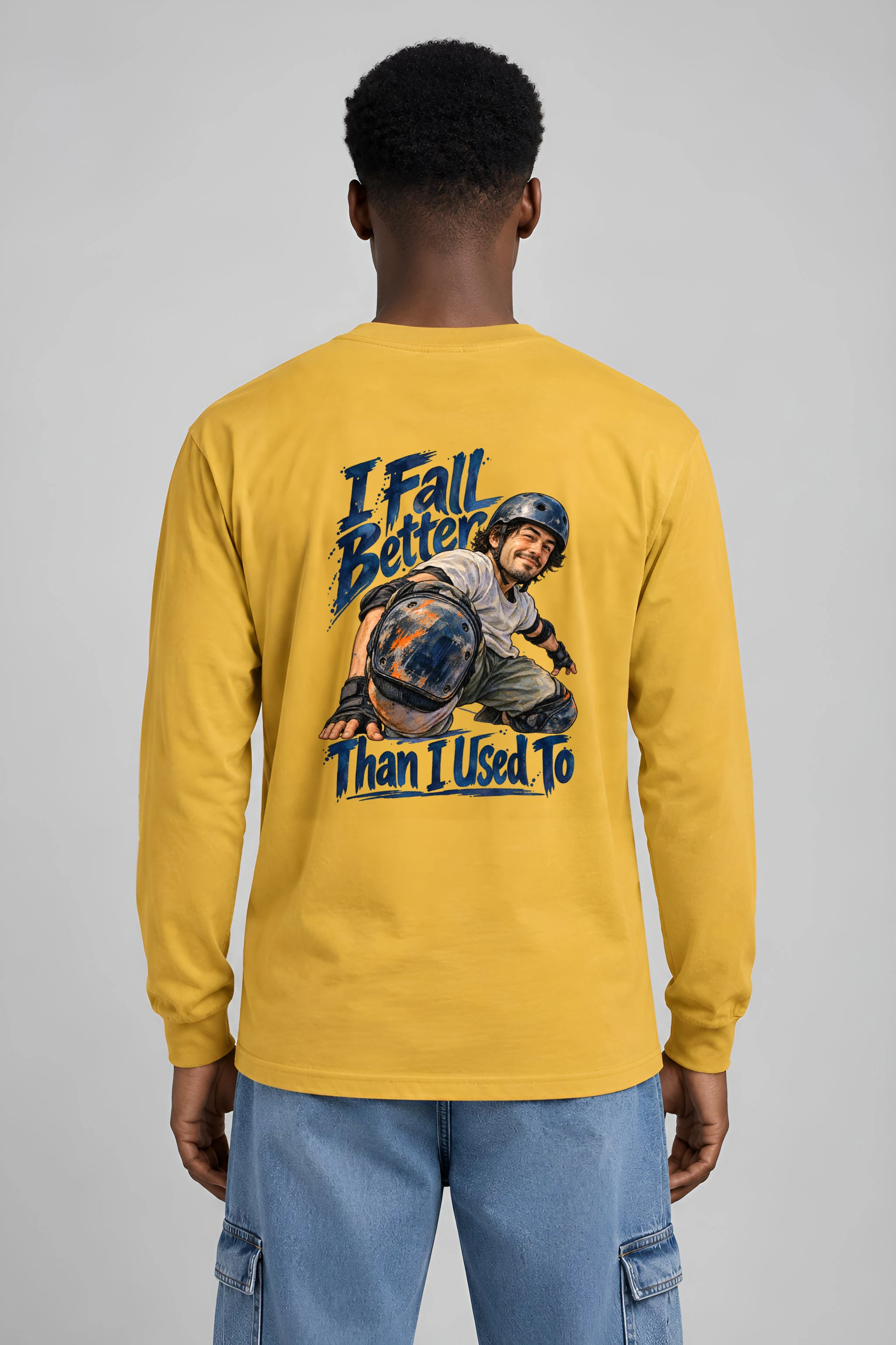 "I Fall Better Than I Used To" Unisex Longsleeve T-shirt