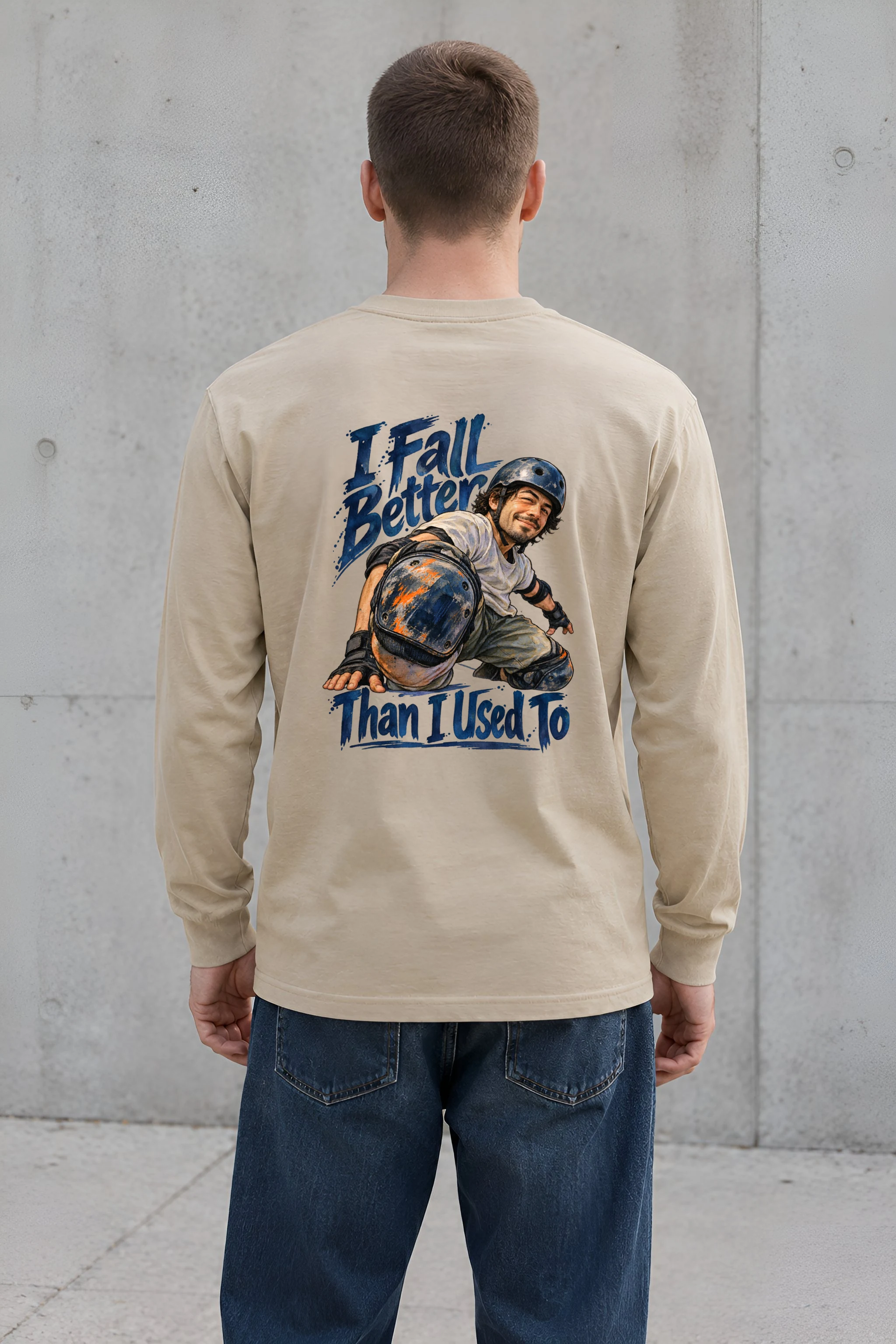 "I Fall Better Than I Used To" Unisex Longsleeve T-shirt