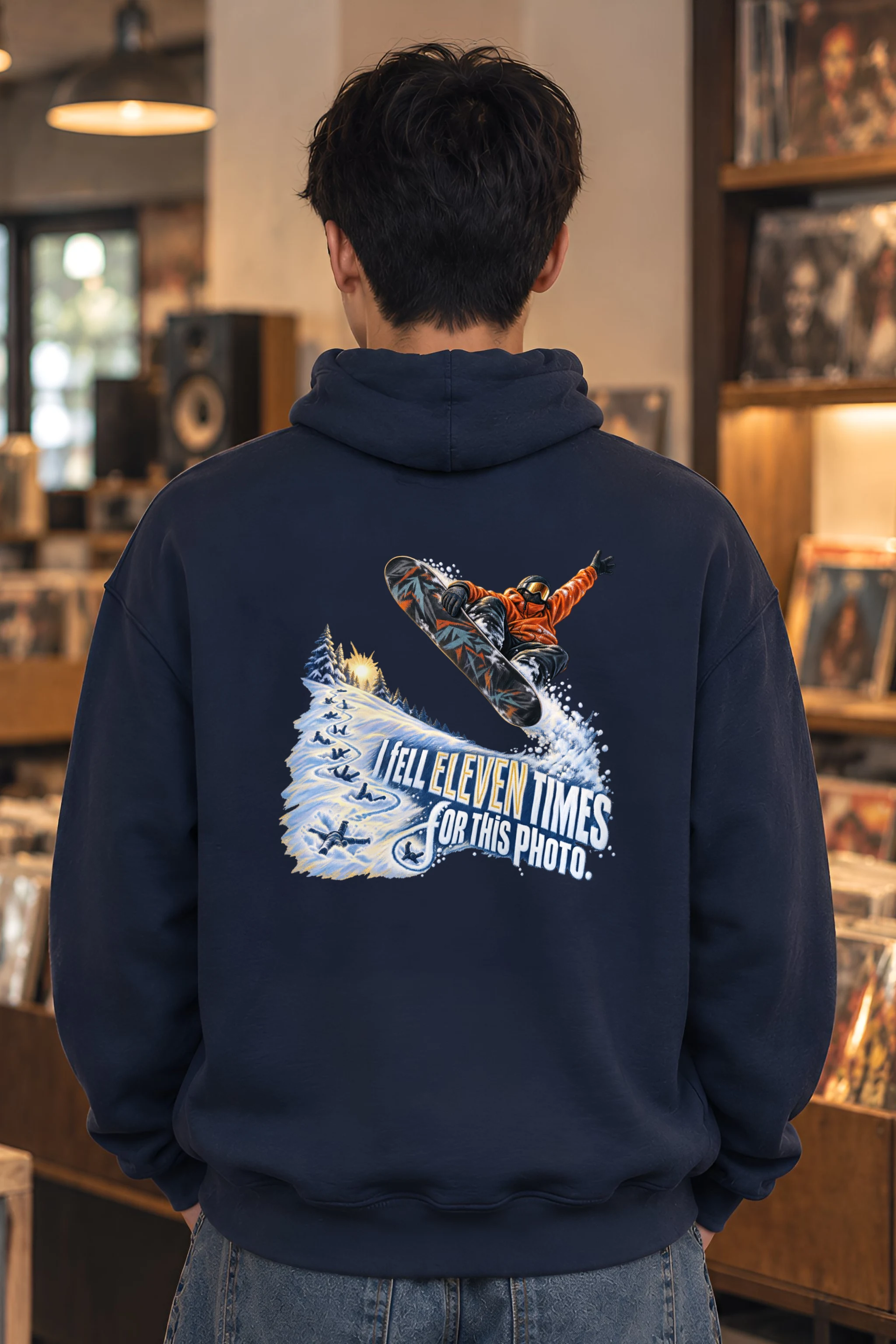 "I Fell Eleven Times" Unisex Pullover Hoodie