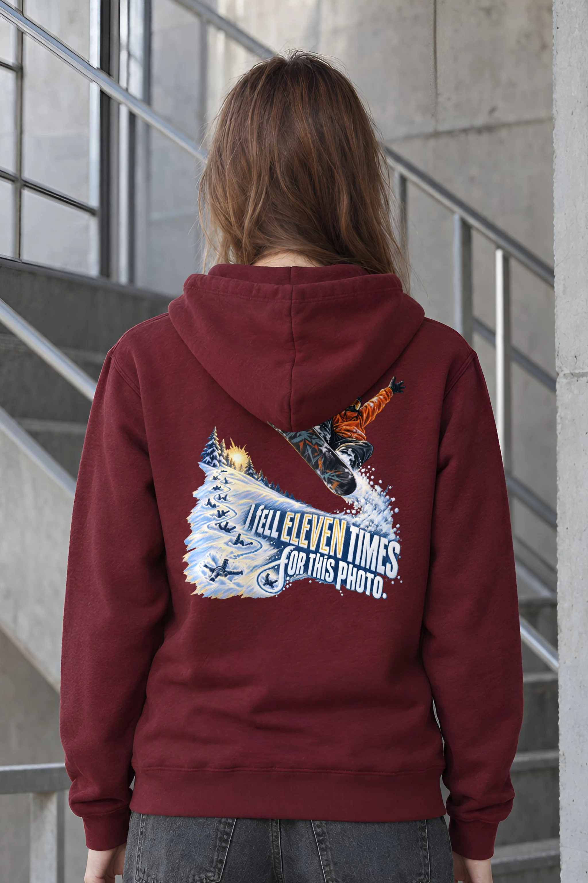"I Fell Eleven Times" Unisex Pullover Hoodie