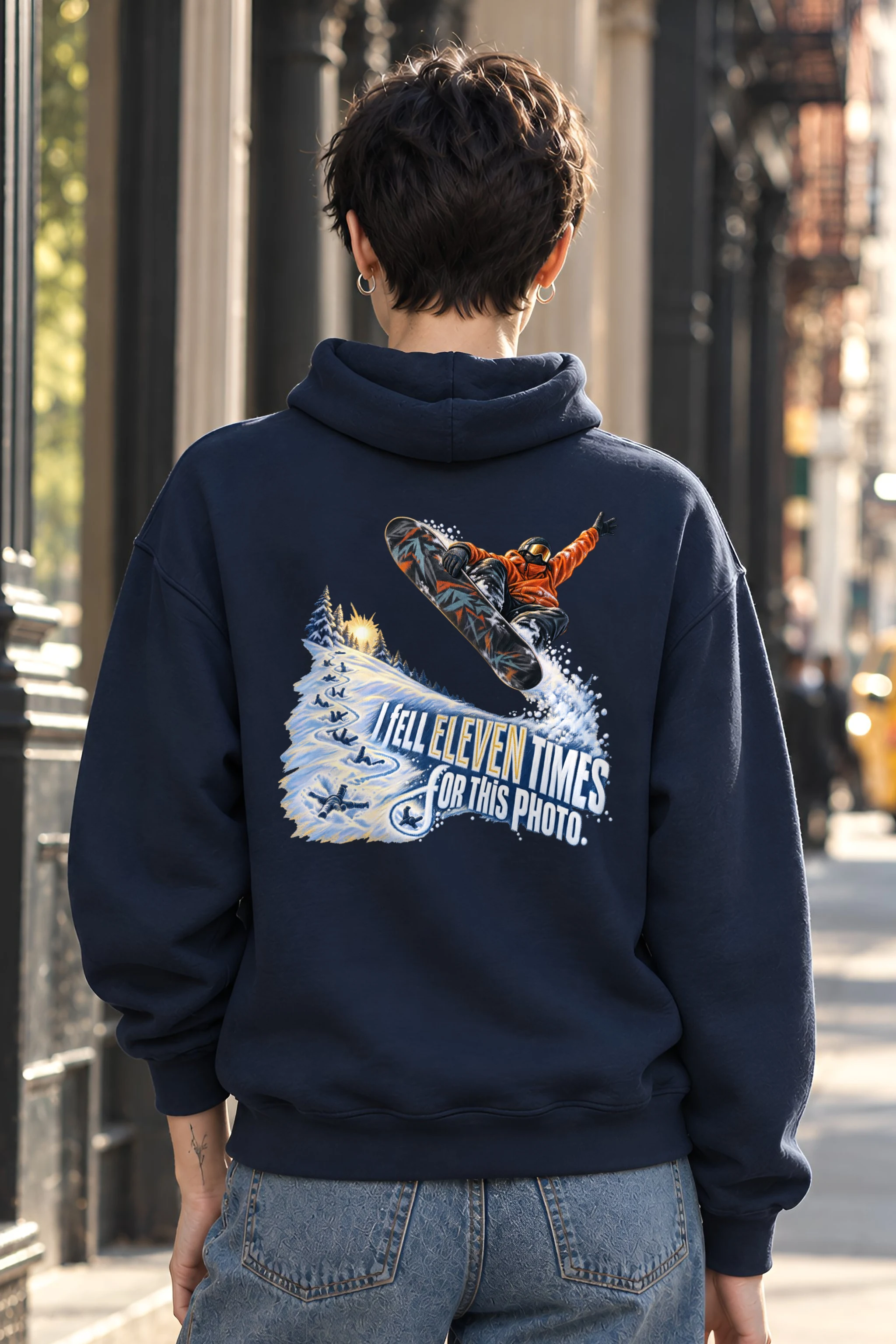 "I Fell Eleven Times" Unisex Pullover Hoodie