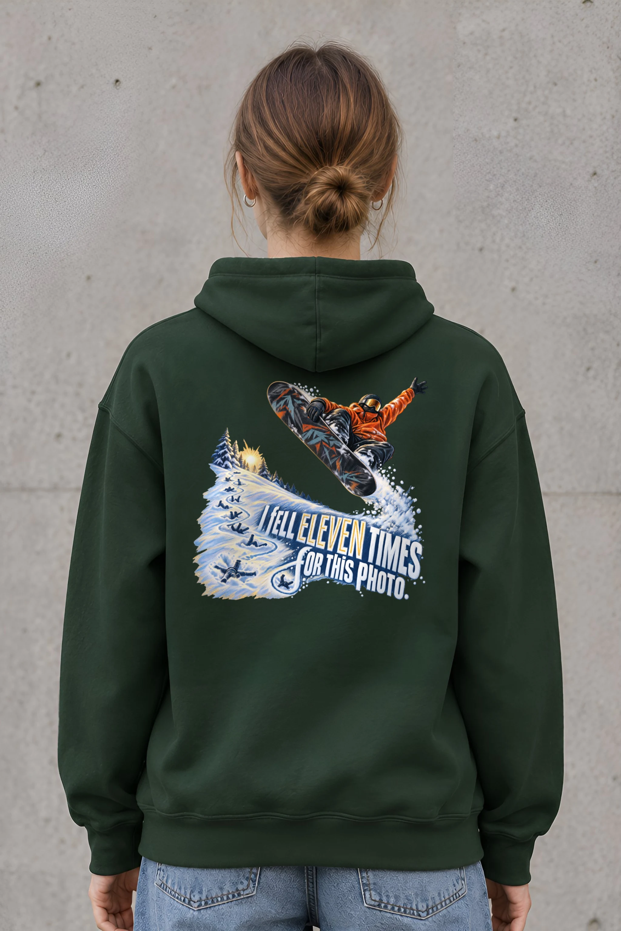 "I Fell Eleven Times" Unisex Pullover Hoodie