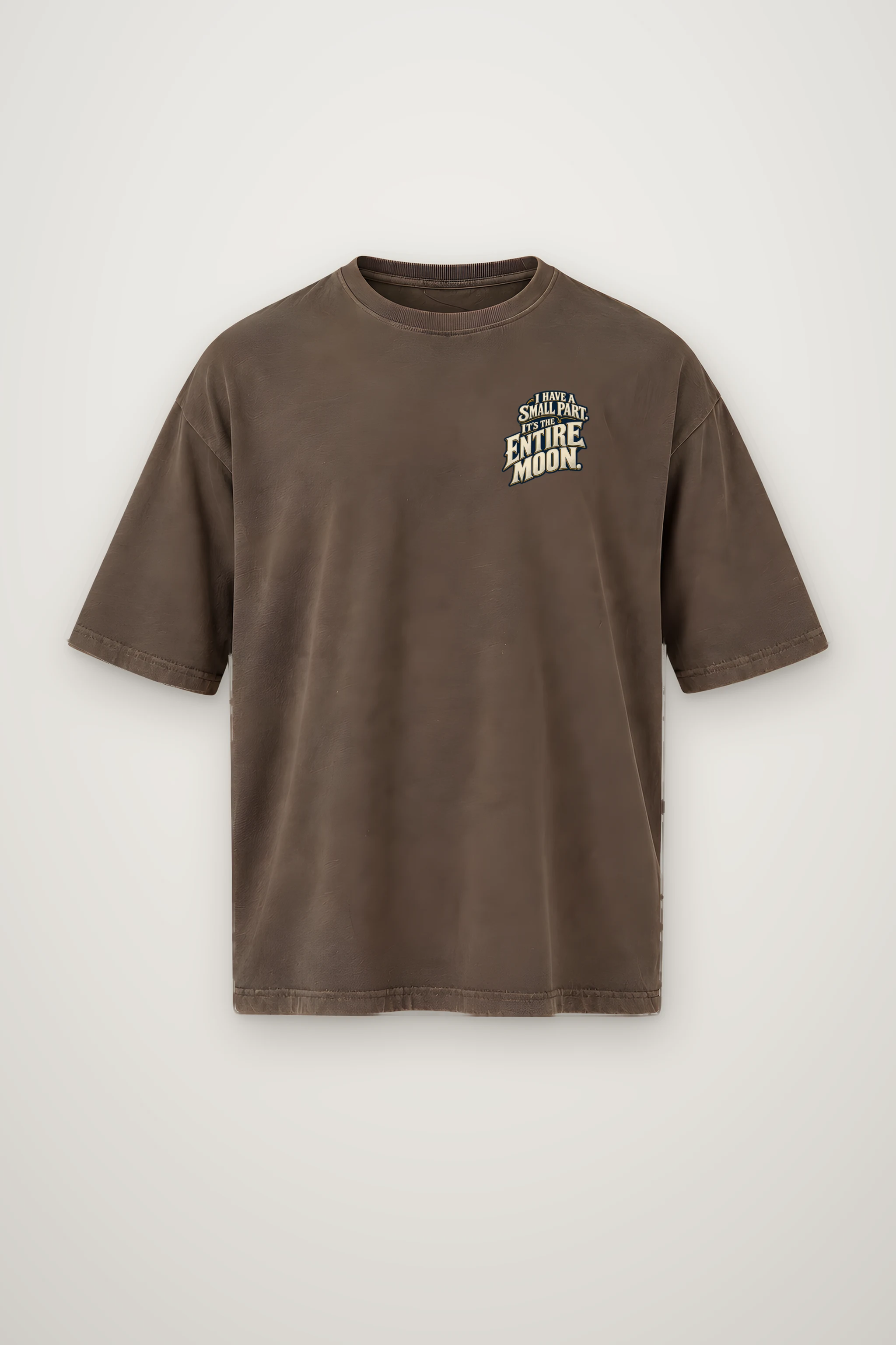 "I Have a Small Part" Men's Oversized Heavyweight Crewneck T-Shirt