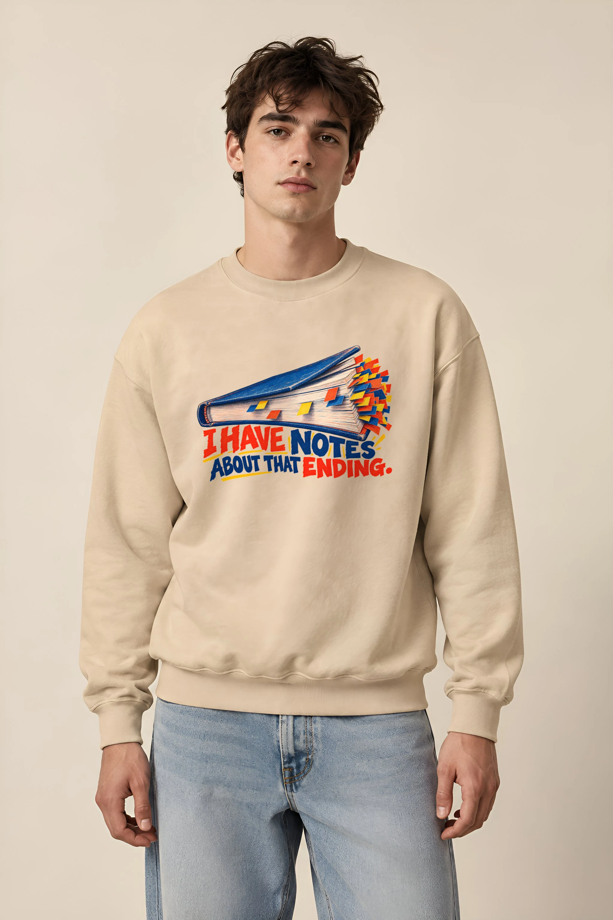 "I Have Notes About That Ending" Heavy Blend Unisex Crewneck Sweatshirt