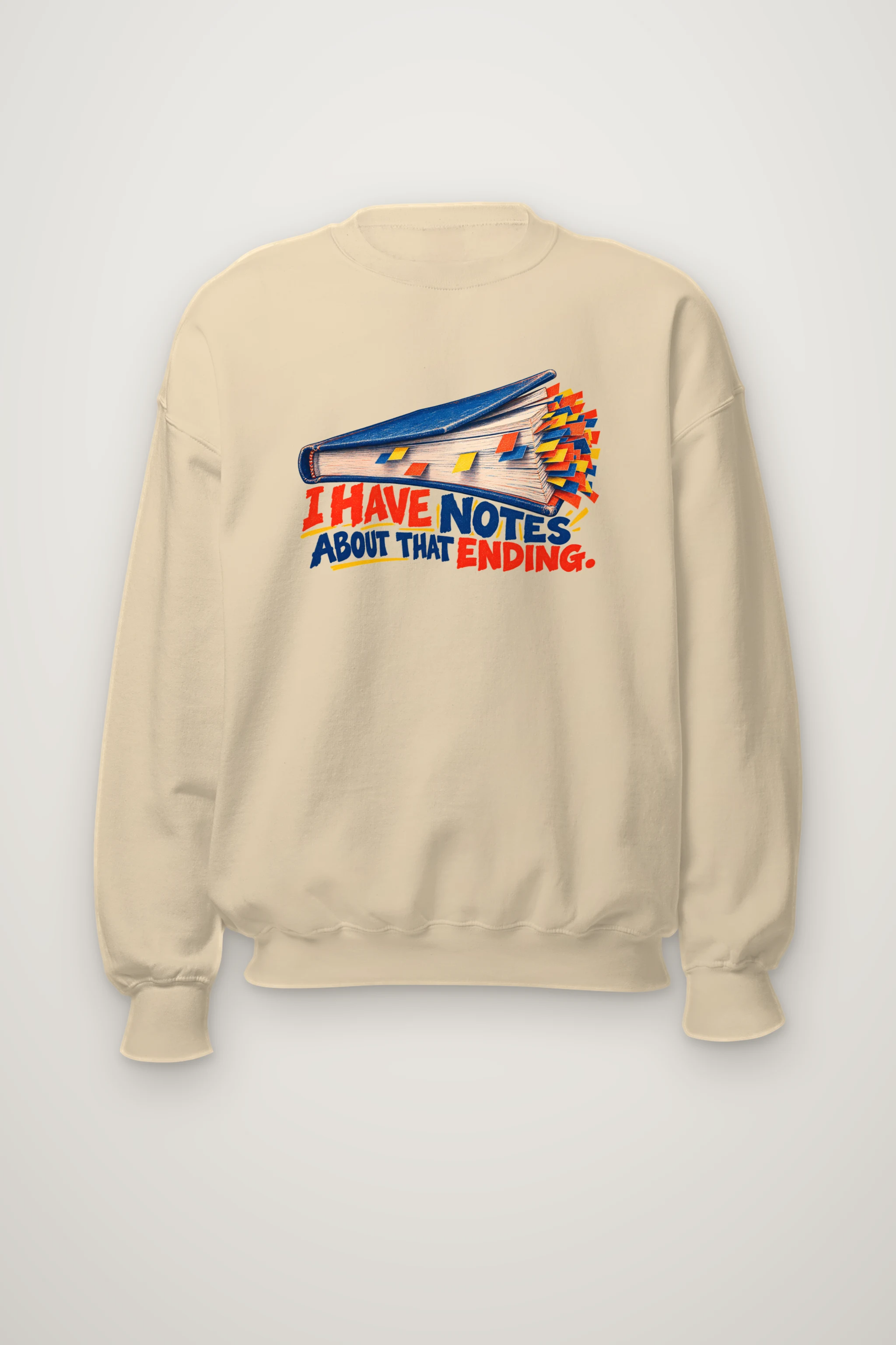 "I Have Notes About That Ending" Heavy Blend Unisex Crewneck Sweatshirt