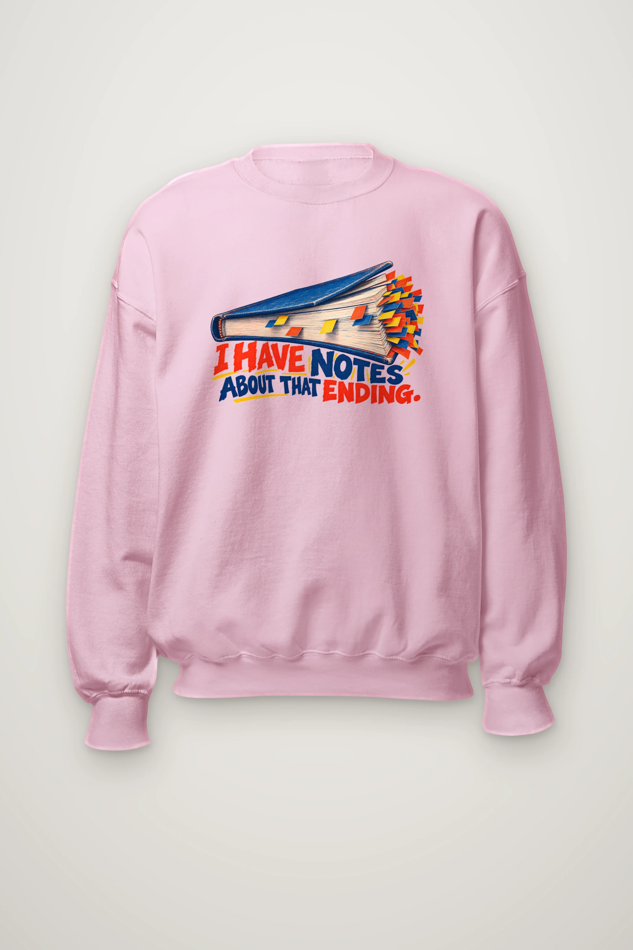 "I Have Notes About That Ending" Heavy Blend Unisex Crewneck Sweatshirt