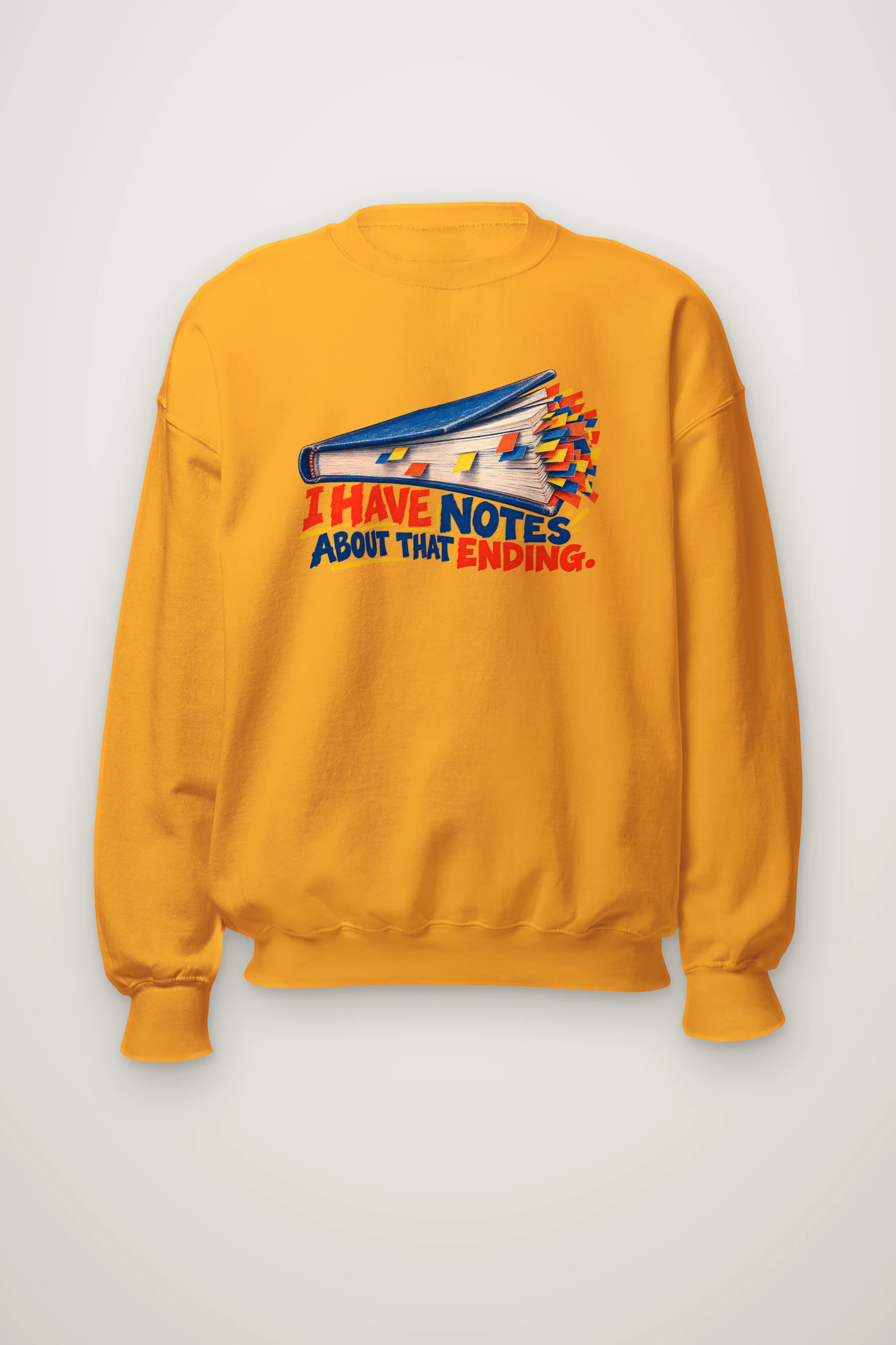 "I Have Notes About That Ending" Heavy Blend Unisex Crewneck Sweatshirt