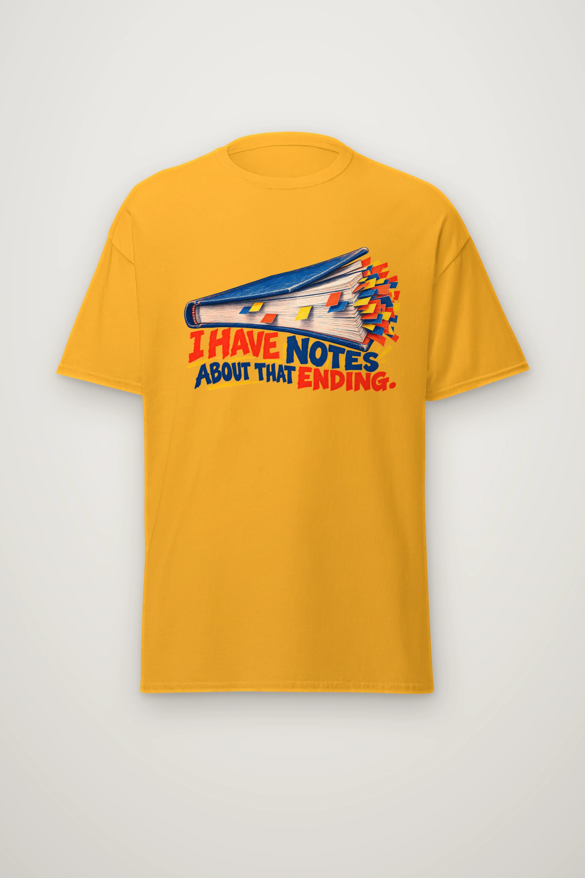 "I Have Notes About That Ending" Heavyweight Unisex Crewneck T-shirt