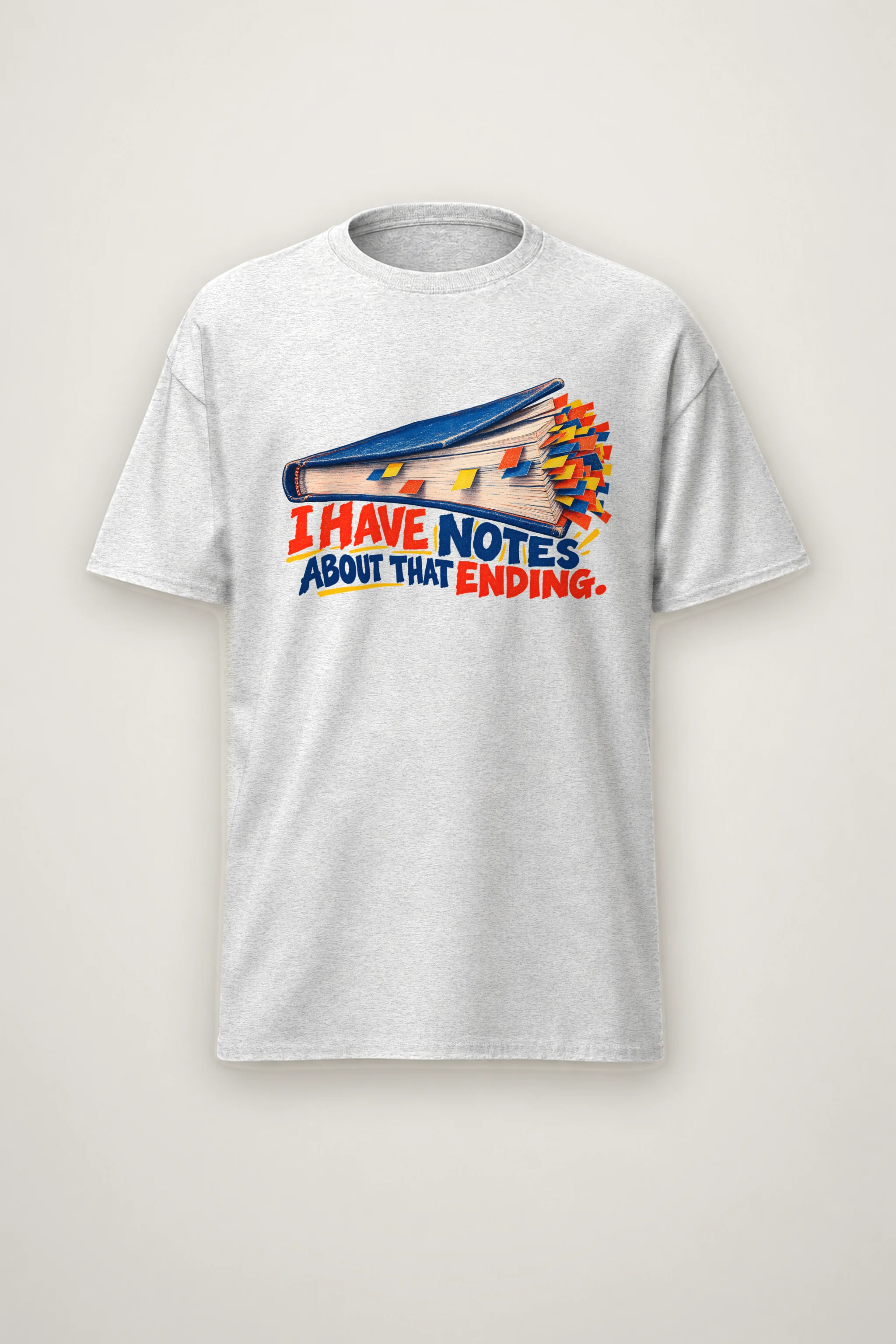 "I Have Notes About That Ending" Heavyweight Unisex Crewneck T-shirt