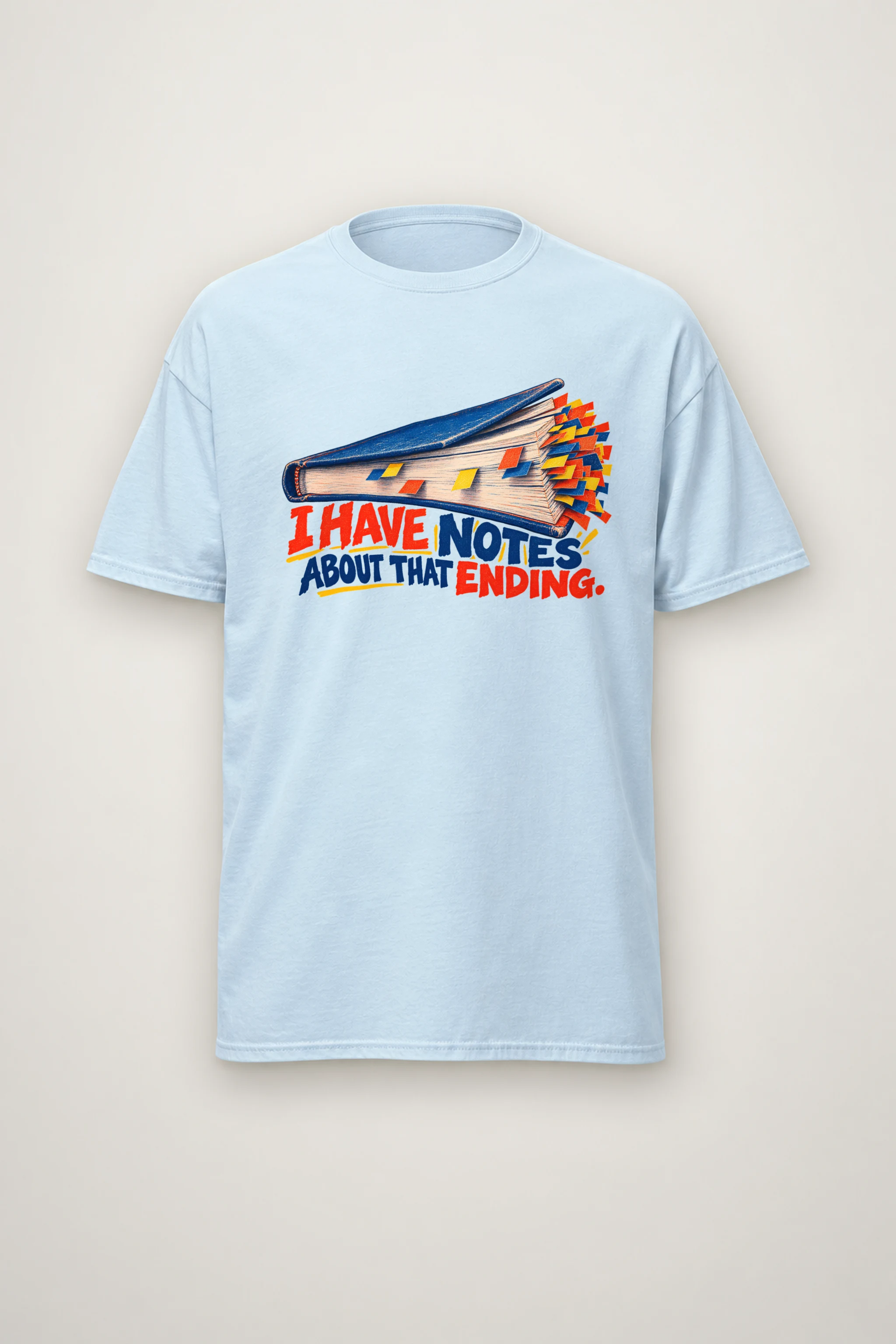 "I Have Notes About That Ending" Heavyweight Unisex Crewneck T-shirt