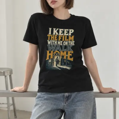 "I Keep The Film With Me" Heavyweight Unisex Crewneck T-shirt