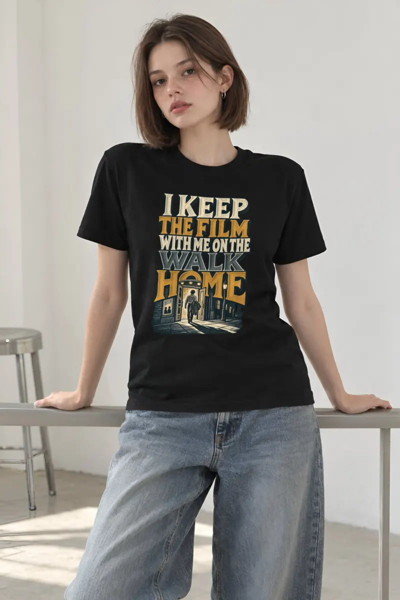 "I Keep The Film With Me" Heavyweight Unisex Crewneck T-shirt