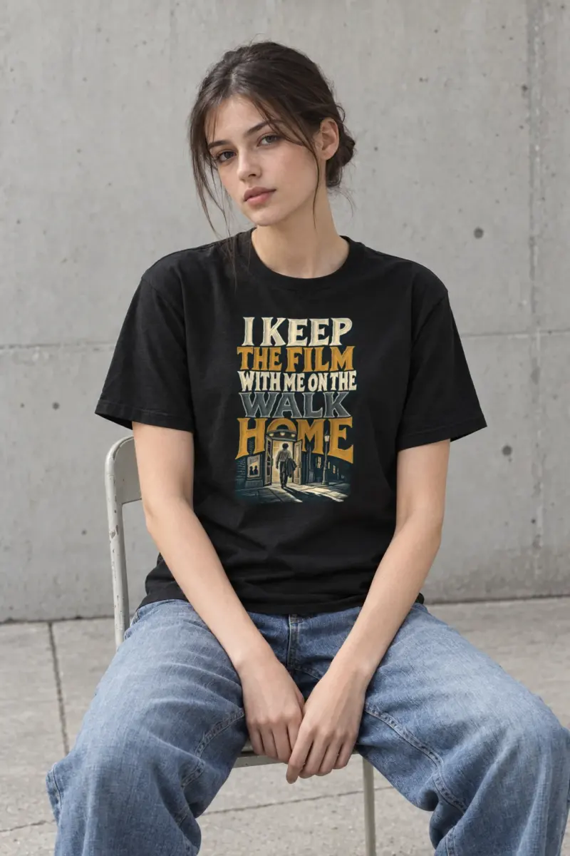 “I Keep The Film With Me” Heavyweight Unisex Crewneck T-shirt
