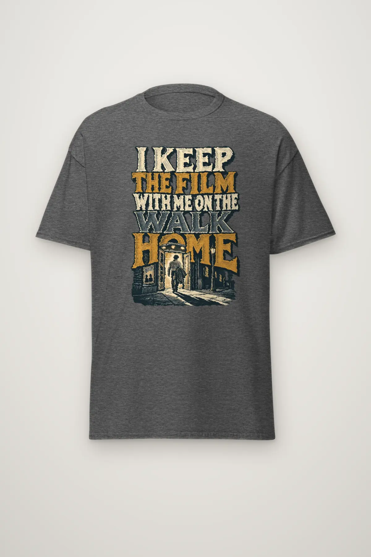 "I Keep The Film With Me" Heavyweight Unisex Crewneck T-shirt