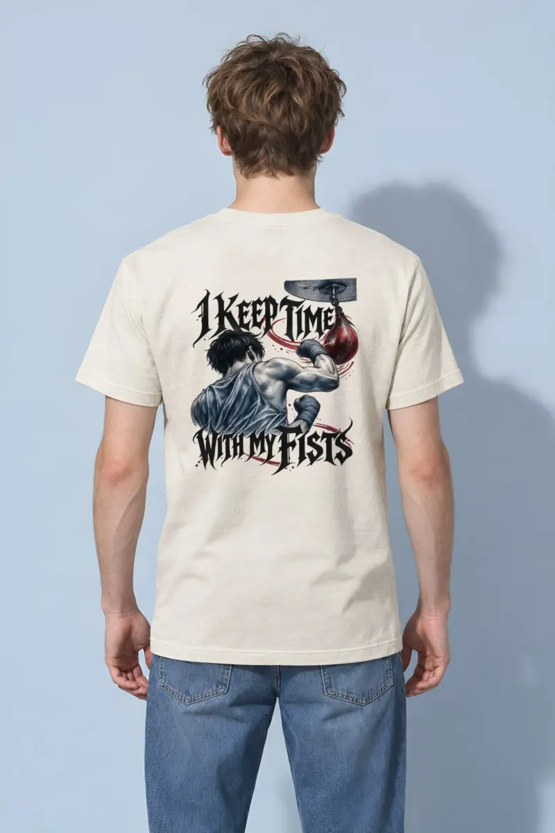“I Keep Time With My Fists” Heavyweight Unisex Crewneck T-shirt
