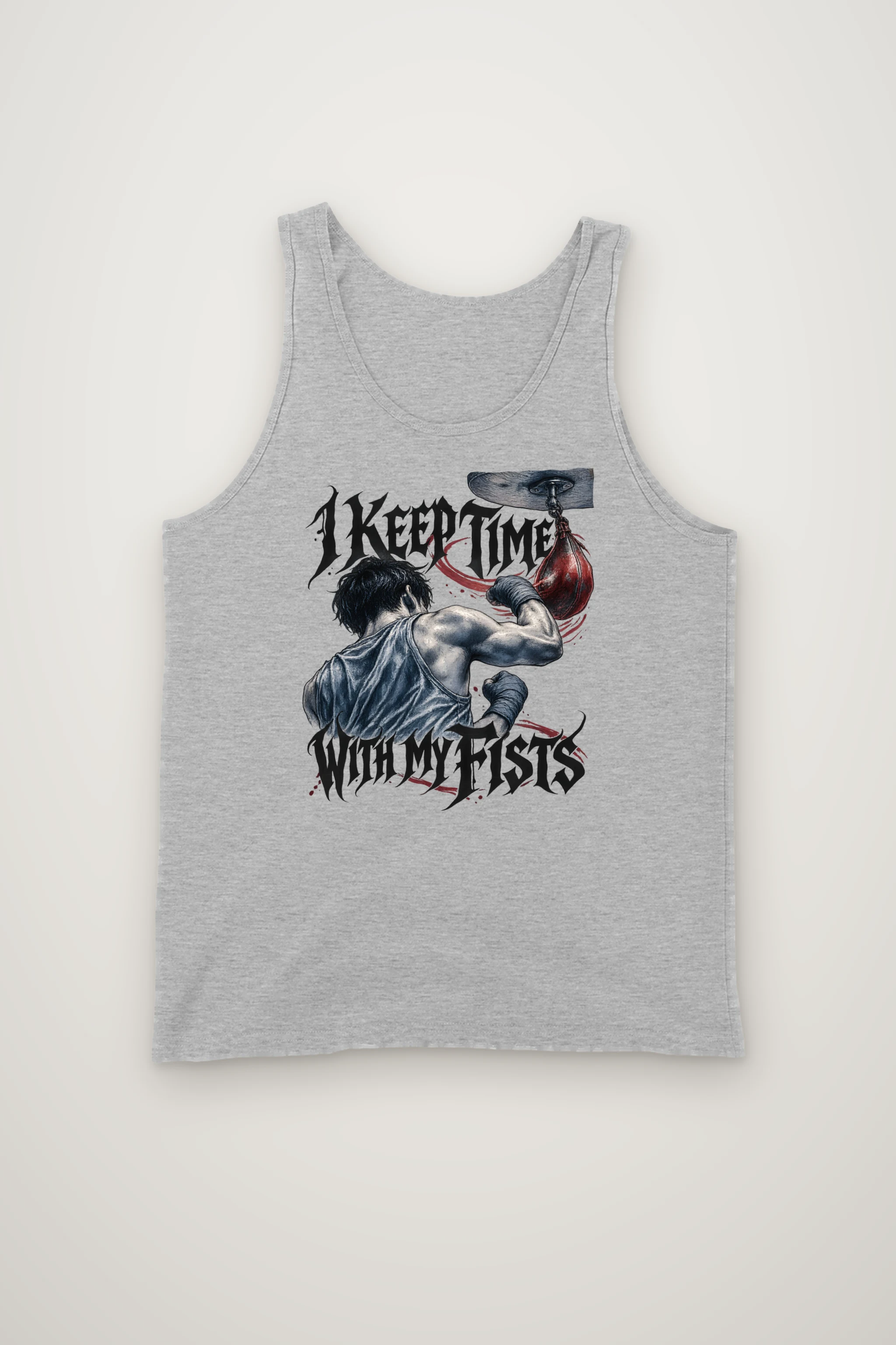 "I Keep Time With My Fists" Unisex Jersey Tank