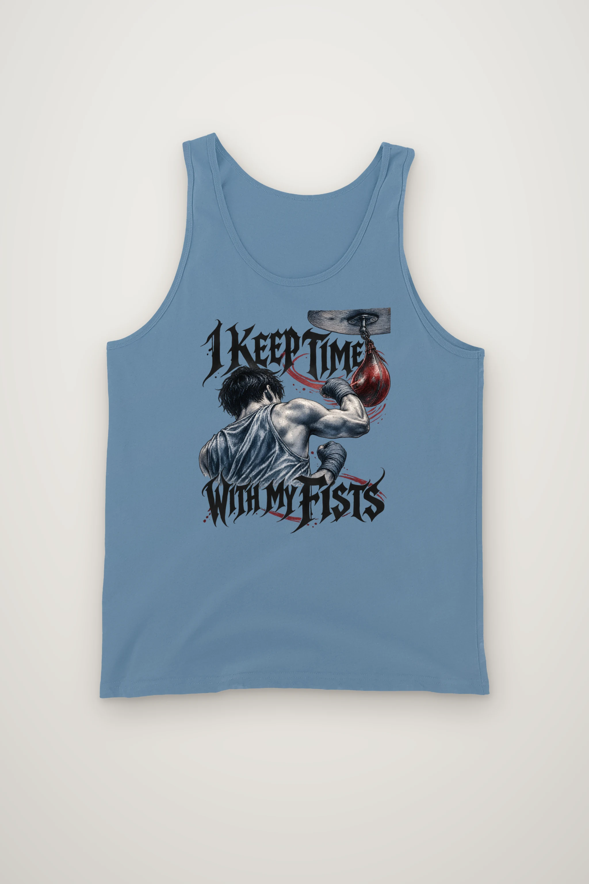 "I Keep Time With My Fists" Unisex Jersey Tank
