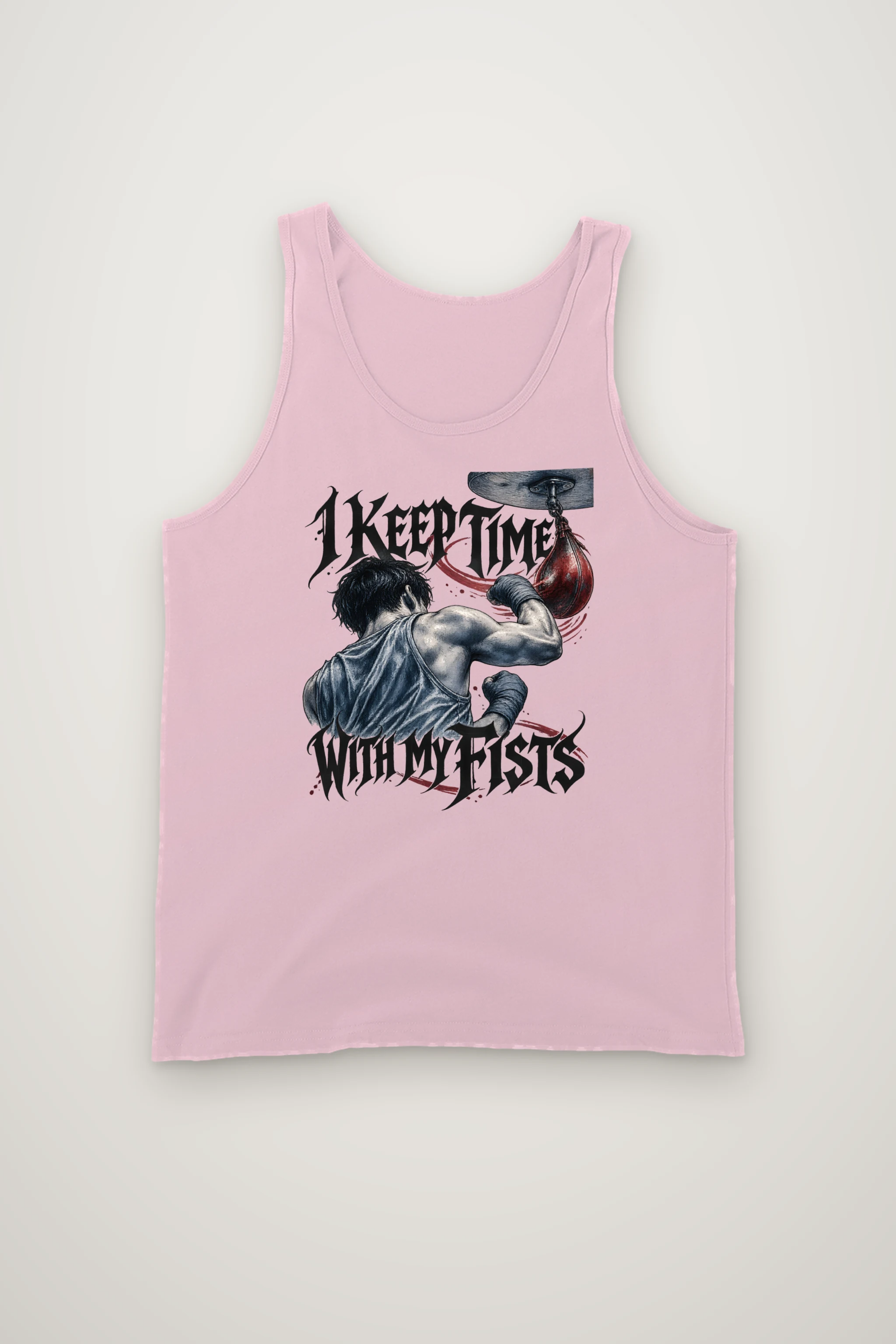 "I Keep Time With My Fists" Unisex Jersey Tank
