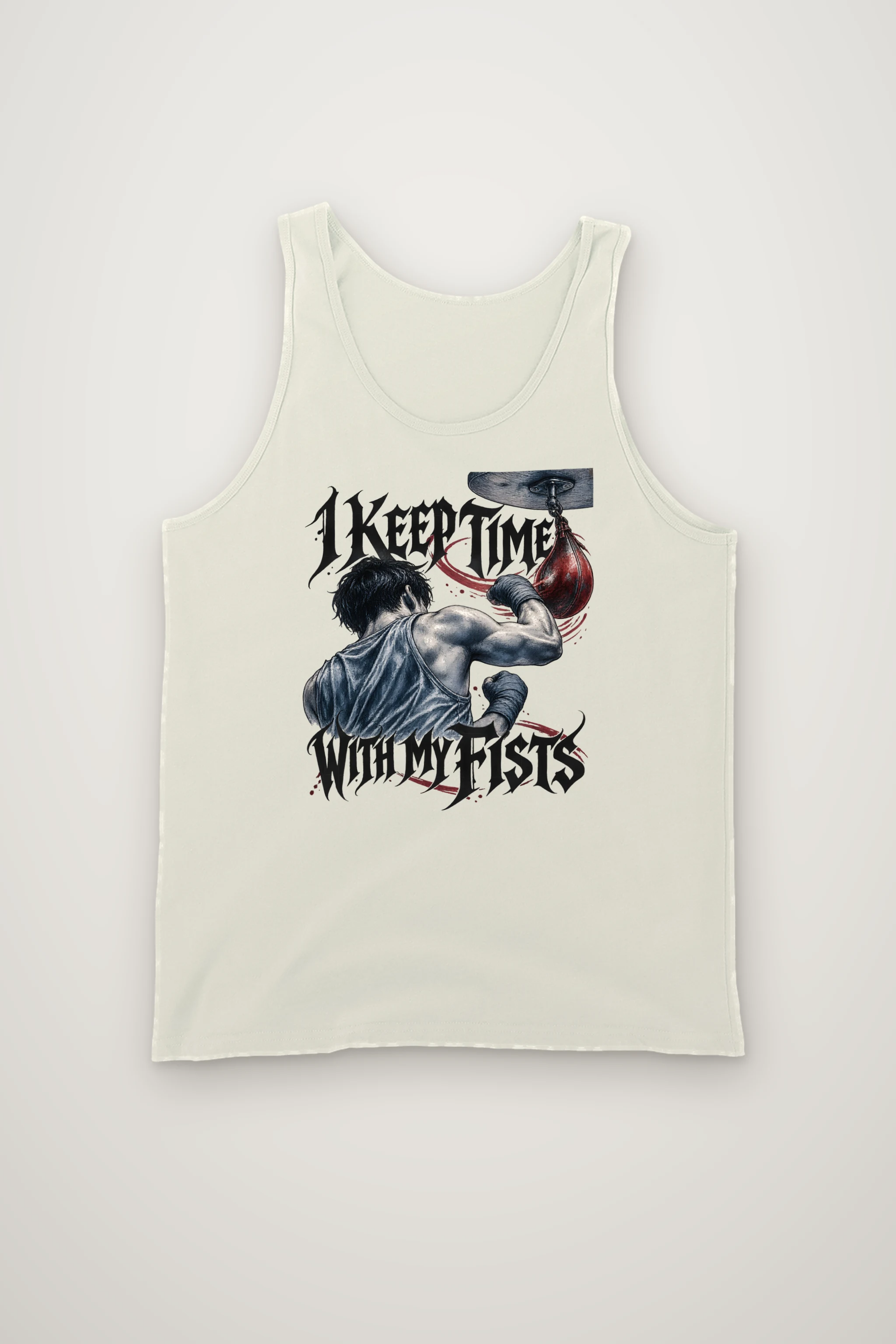 "I Keep Time With My Fists" Unisex Jersey Tank